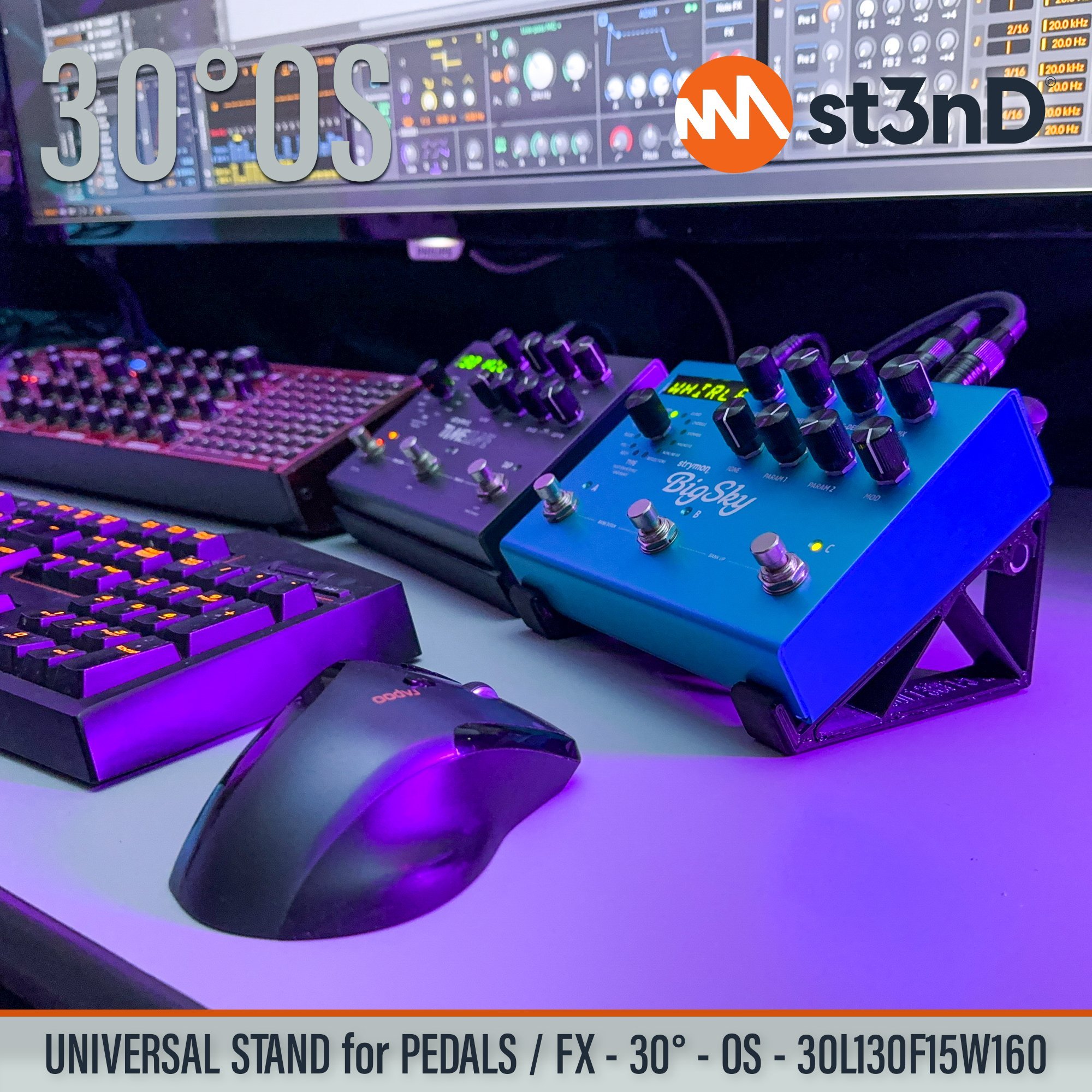 3d printed stand EVENTIDE H90 Eventide pedals fx fx pedal guitar pedal Hologram Microcosm Mobius pedal stand reverb pedal st3nD stand Strymon BigSky STRYMON NightSky sturdy synth synth stand TimeLine Volante Strymon timeline Strymon pedal