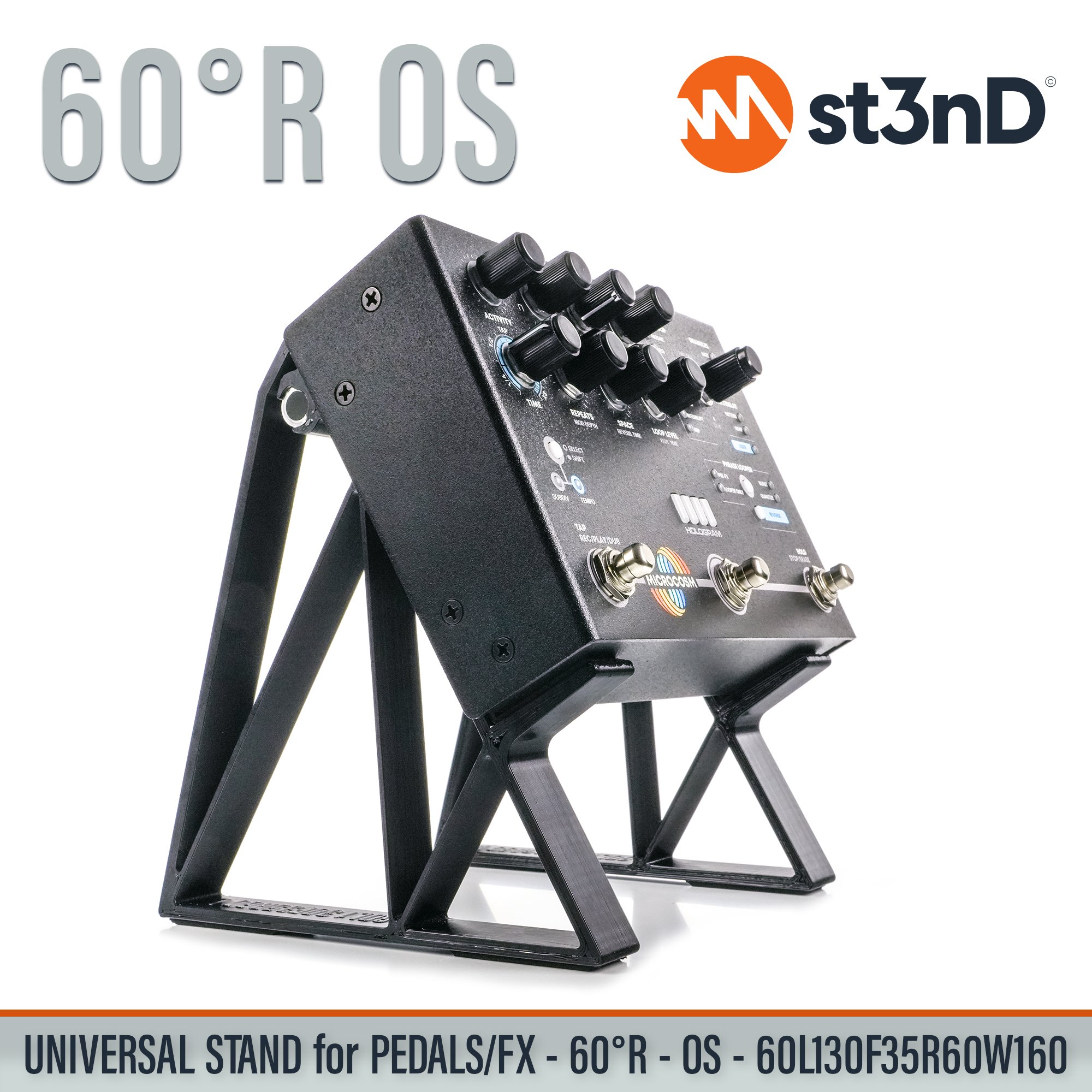 3d printed stand Eventide pedals fx fx pedal guitar pedal pedal stand st3nD stand sturdy synth synth stand Strymon BigSky Eventide H90)