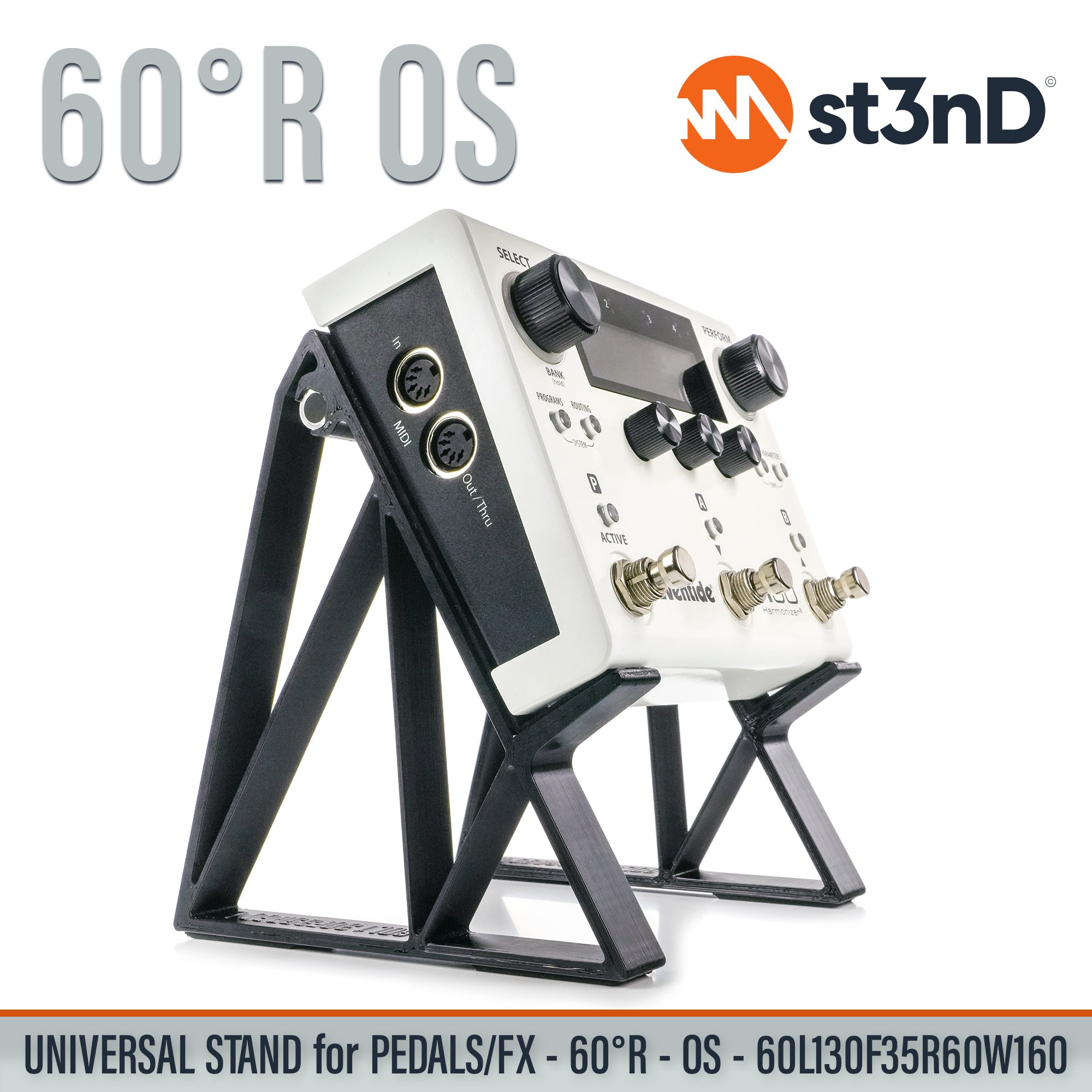 3d printed stand Eventide pedals fx fx pedal guitar pedal pedal stand st3nD stand sturdy synth synth stand Strymon BigSky Eventide H90)