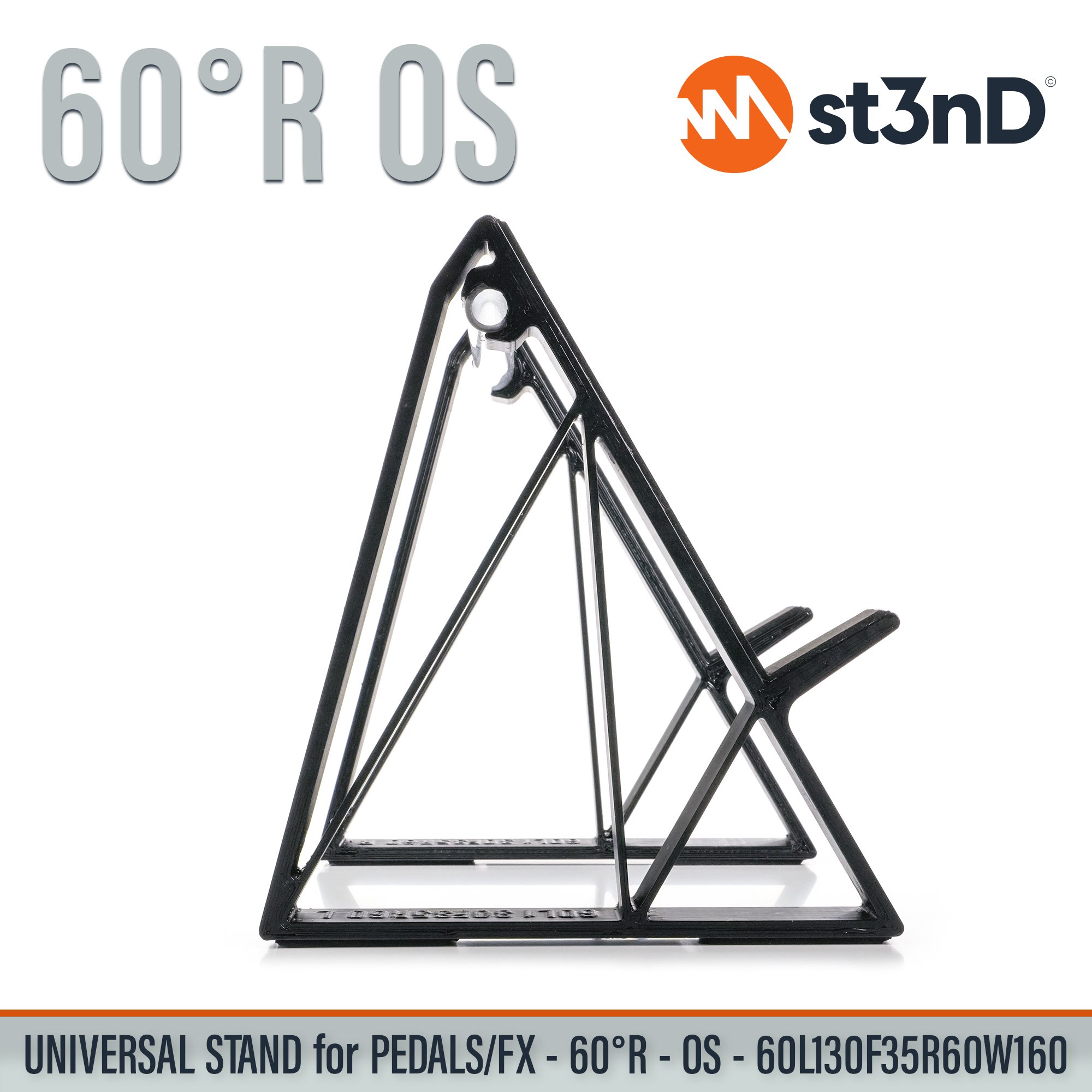 3d printed stand Eventide pedals fx fx pedal guitar pedal pedal stand st3nD stand sturdy synth synth stand Strymon BigSky Eventide H90)