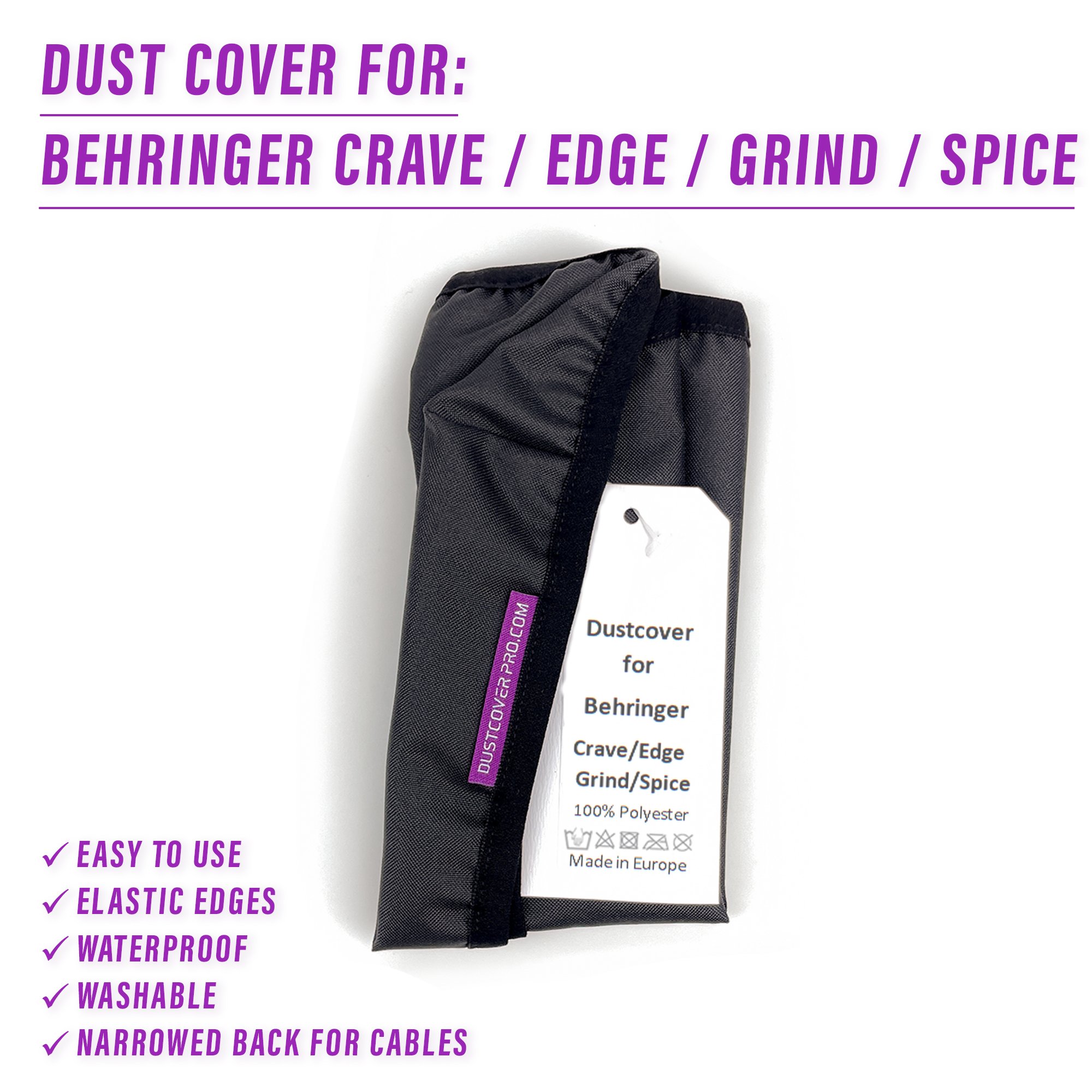 behringer dcp dust cover dustcoverpro Behringer Crave Behringer Edge Behringer Grind Behringer Spice
