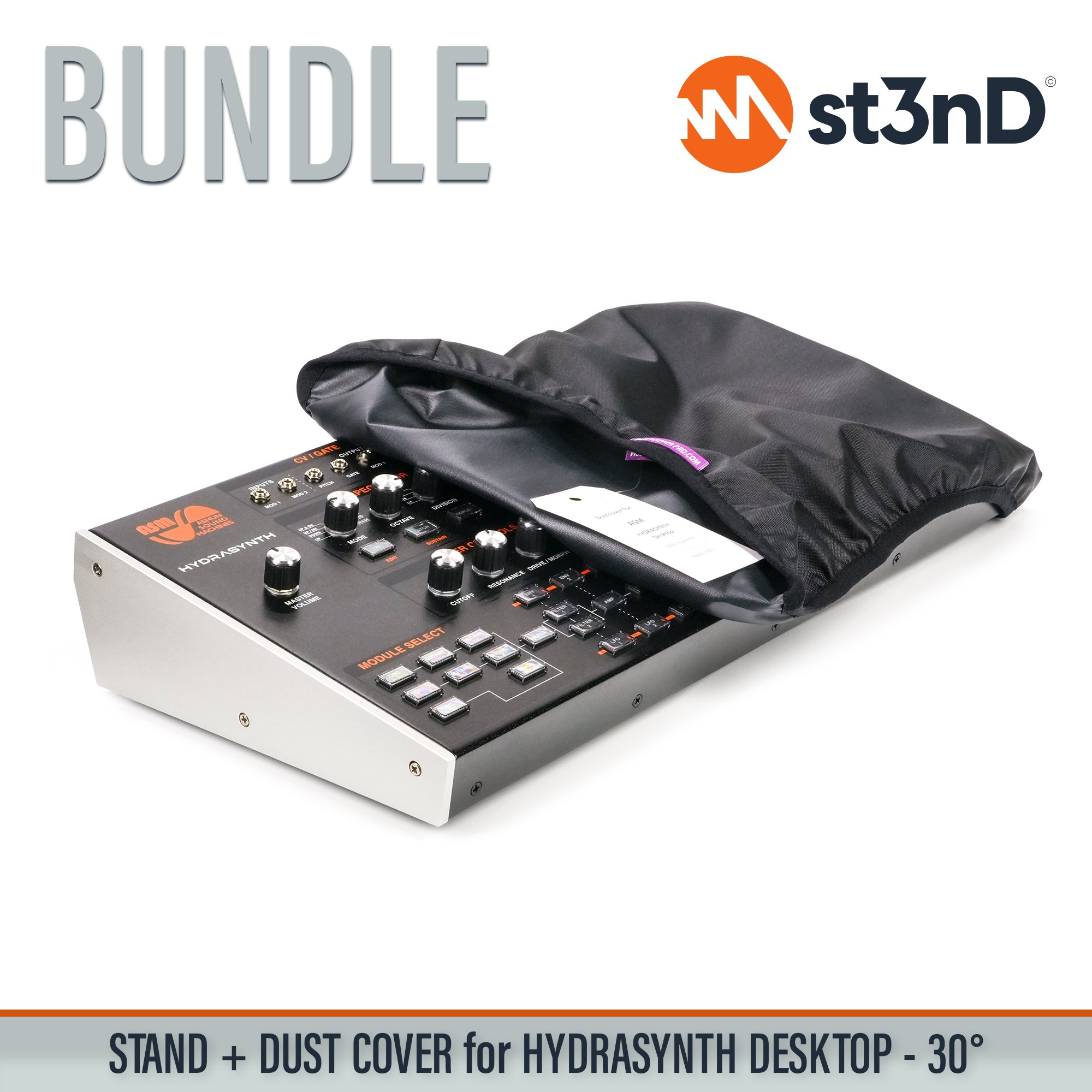 Bundle Offer dust cover Dust Cover Pro dustcoverpro portable st3nD st3nd bundle stable stand strong sturdy tilted Hydrasynth Desktop ASM HYDRASYNTH DESKTOP ASM HYDRASYNTH ASM Hydrasynth Stand ASM Hydrasynth Dust Cover