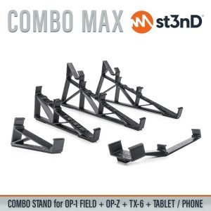 st3nD Combo MAX Stand for Teenage Engineering OP-1 Field/op-xy + Op-z + TX-6 + TABLET/iPad and PHONE/iPhone, alternate product photo