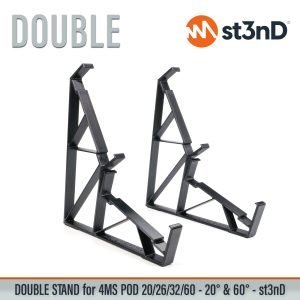 Close-up of the legs of the st3nD double 3D printed stand for 4MS POD 20 / 26 / 32 / 60 (20 degree & 60 degree)