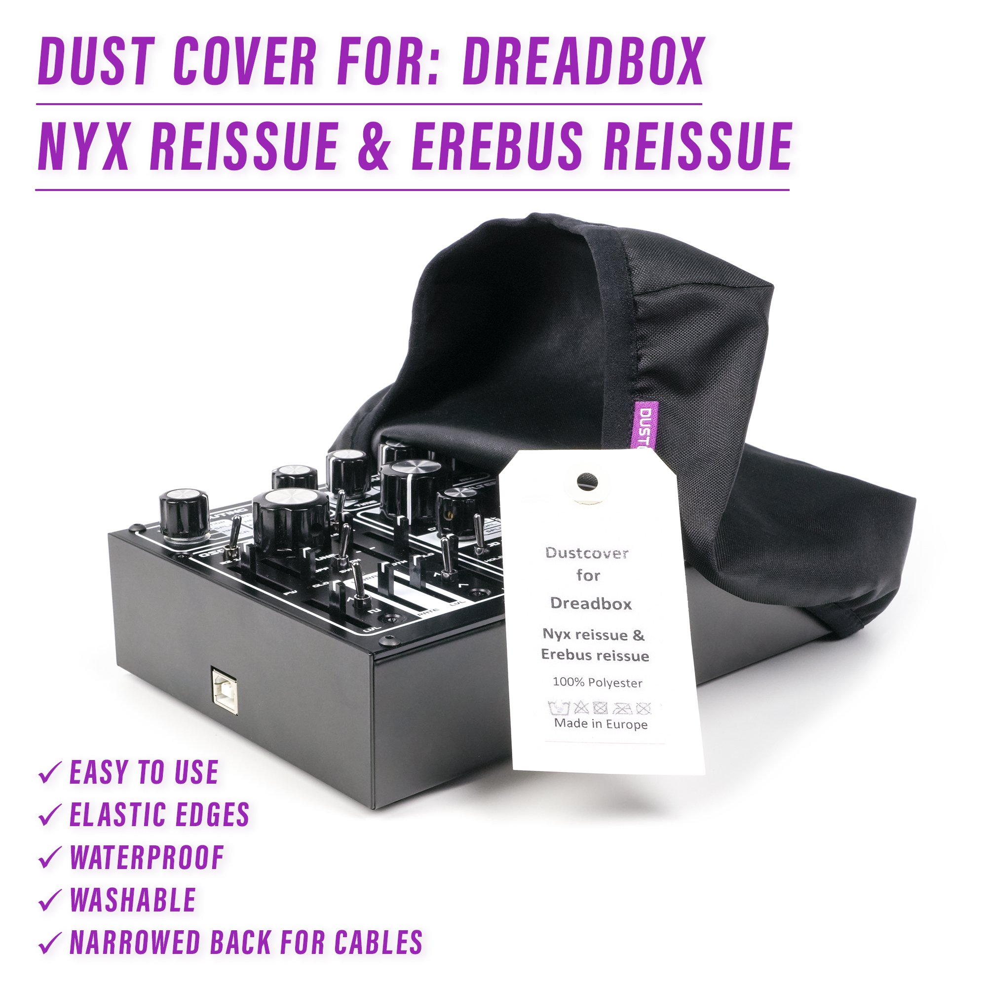dcp dreadbox dreadbox typhon dust cover dustcoverpro Typhon dust cover Typhon synth Dreadbox Nyx Reissue Dreadbox Erebus Reissue