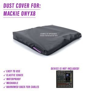 st3nD dust cover for Mackie Onyx8 (for travel and storage) (synth)