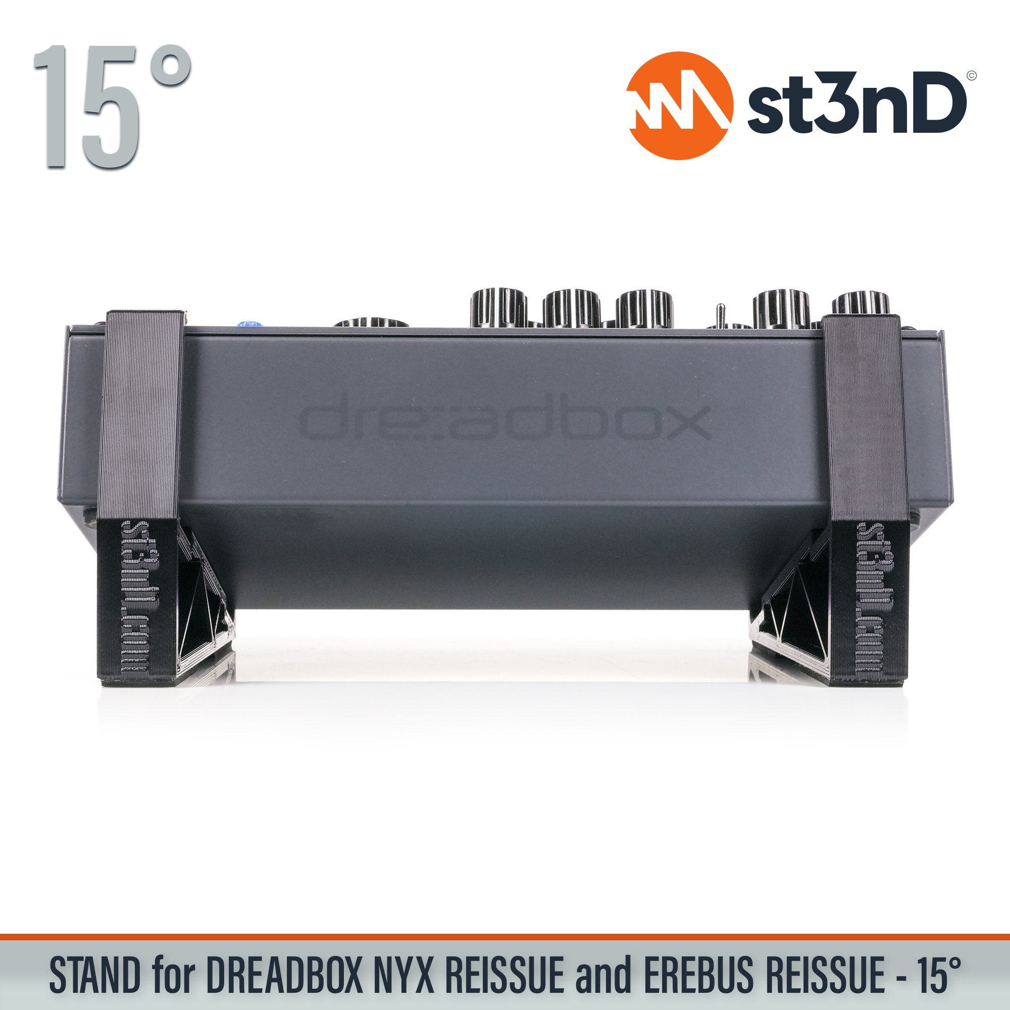 analog synth dreadbox dreadbox nyx drone synth erebus portable semi modular st3nD stable stand strong sturdy tilted NYX Reissue EREBUS Reissue semi modular synth