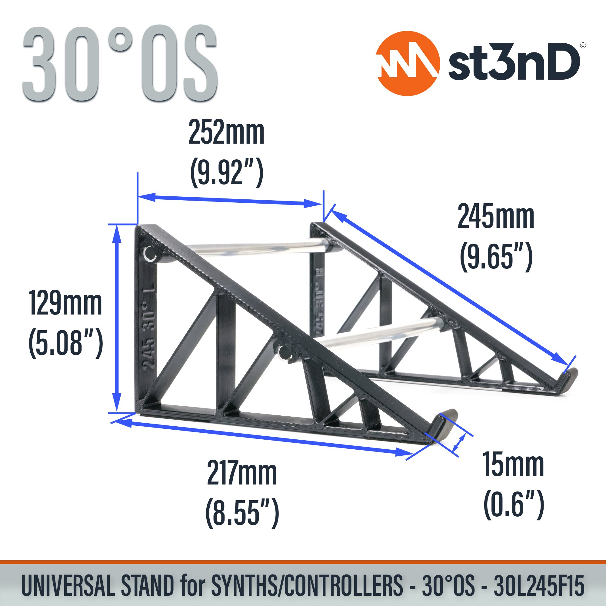 controller instrument accessory portable raised st3nD stable stand strong studio accessory sturdy synth synth accessory tilted arturia drumbrute impact home studio
