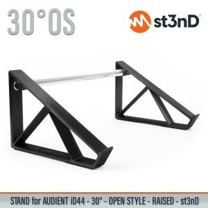 st3nD 3D printed stand for Audient iD44, 30 degree, raised by 25 mm, open style (studio)