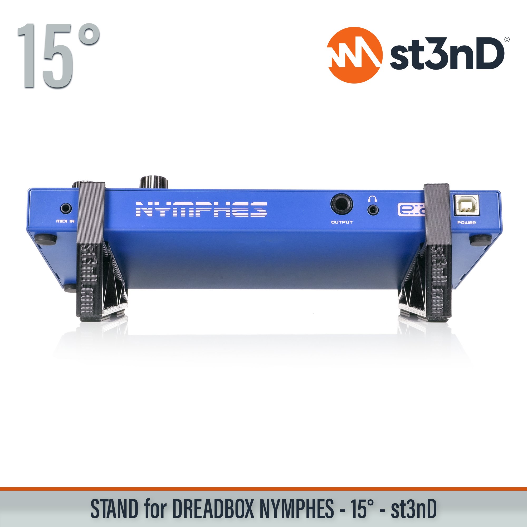analog synth dreadbox Dreadbox Nymphes drone synth Nymphes portable semi modular semi modular synth st3nD stable stand strong sturdy tilted