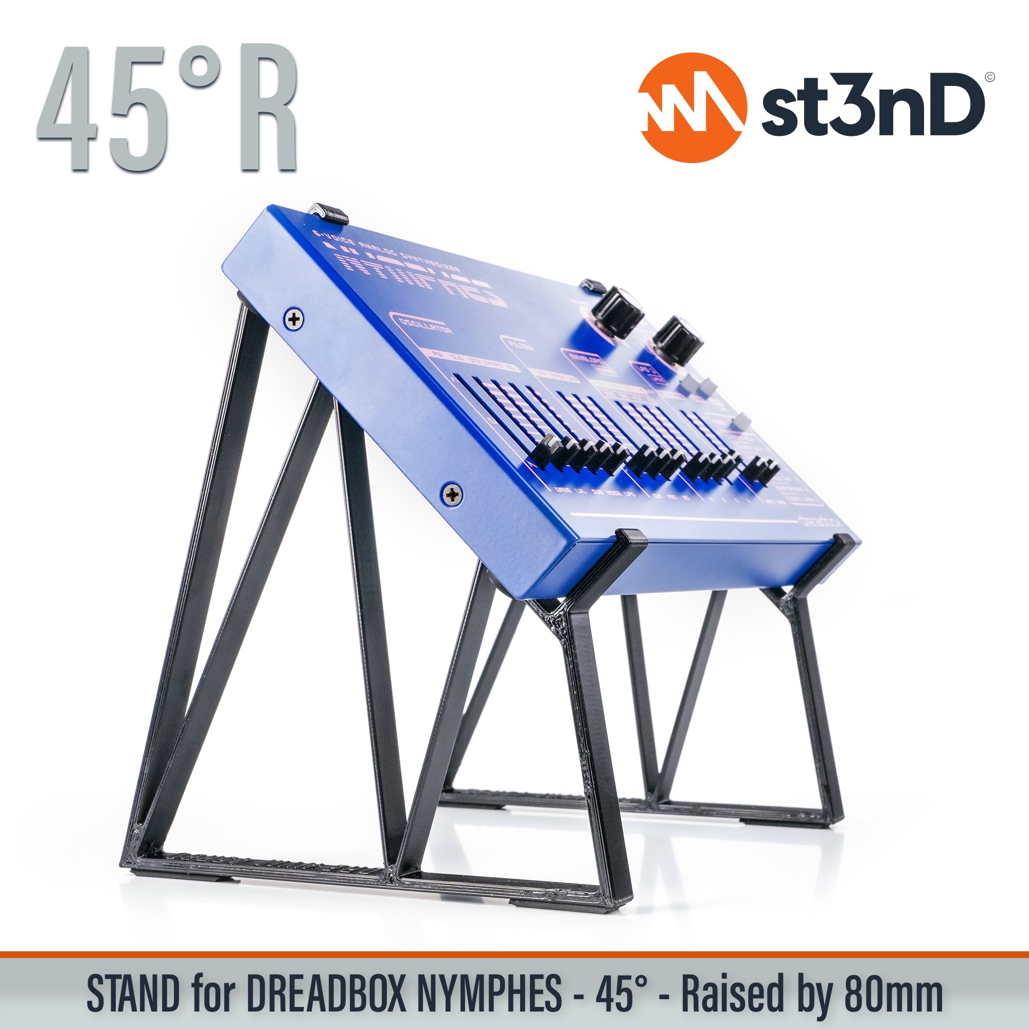 analog synth dreadbox Dreadbox Nymphes drone synth Nymphes portable semi modular semi modular synth st3nD stable stand strong sturdy tilted