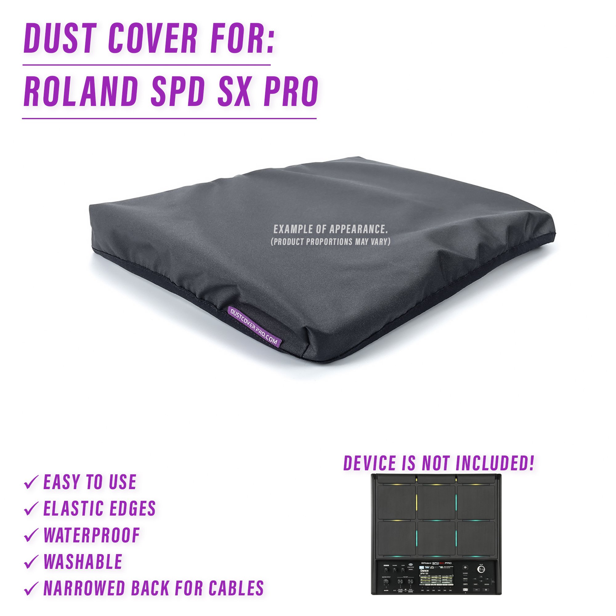 DUST COVER for Roland SPD-SX Pro