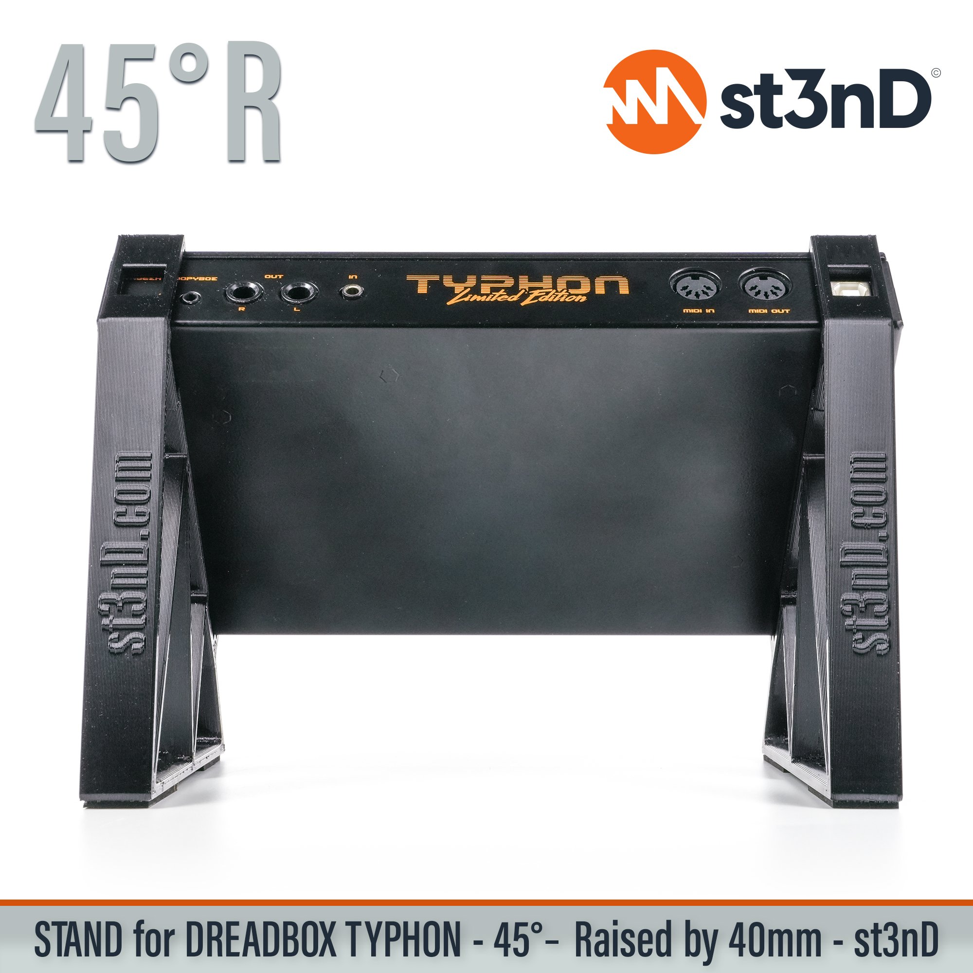 analog synth dreadbox dreadbox typhon instrument accessory portable st3nD stable stand strong sturdy synth synth accesory tilted typhon