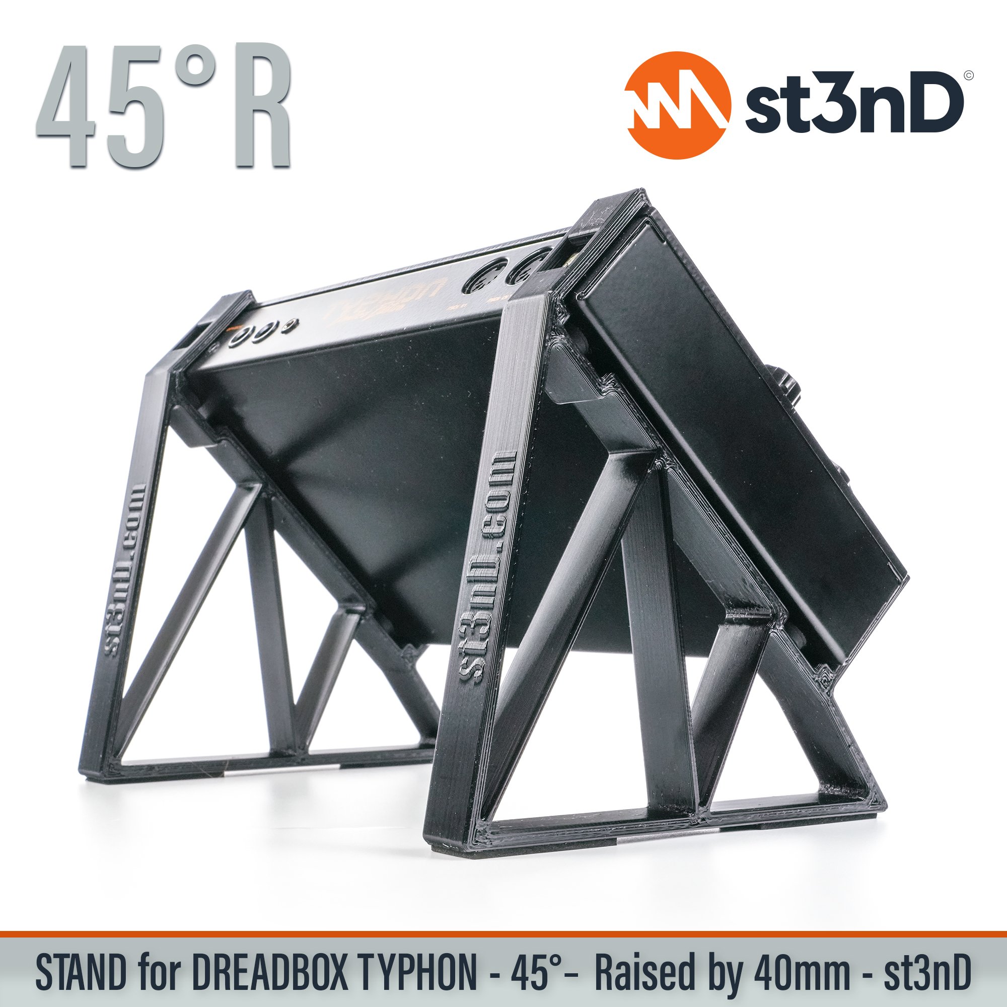 analog synth dreadbox dreadbox typhon instrument accessory portable st3nD stable stand strong sturdy synth synth accesory tilted typhon