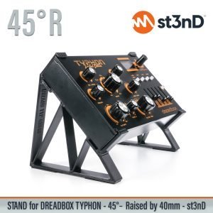st3nD 3D printed stand for Dreadbox Typhon, 45 degree, raised by 40 mm (synth)