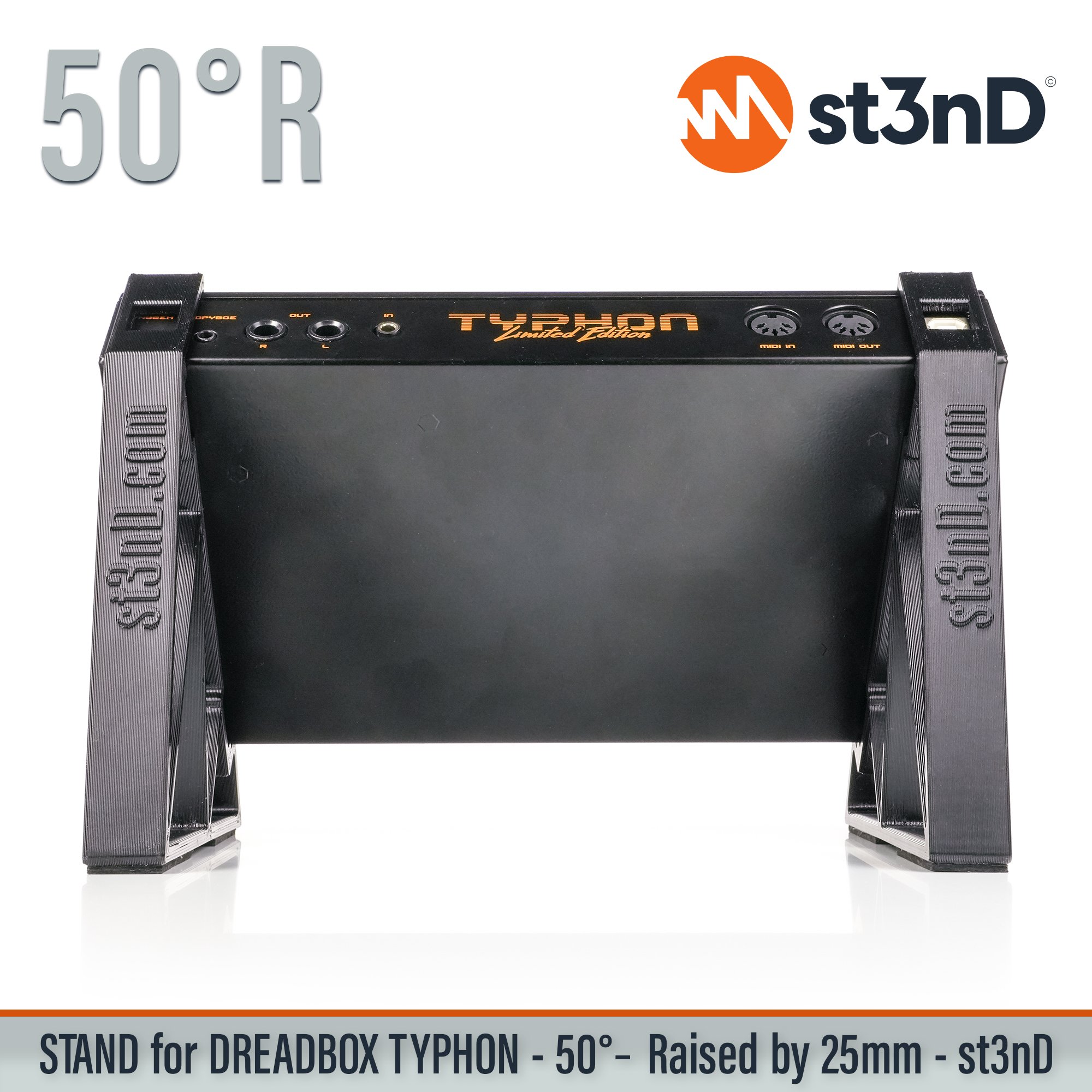 analog synth dreadbox dreadbox typhon instrument accessory portable st3nD stable stand strong sturdy synth synth accesory tilted typhon
