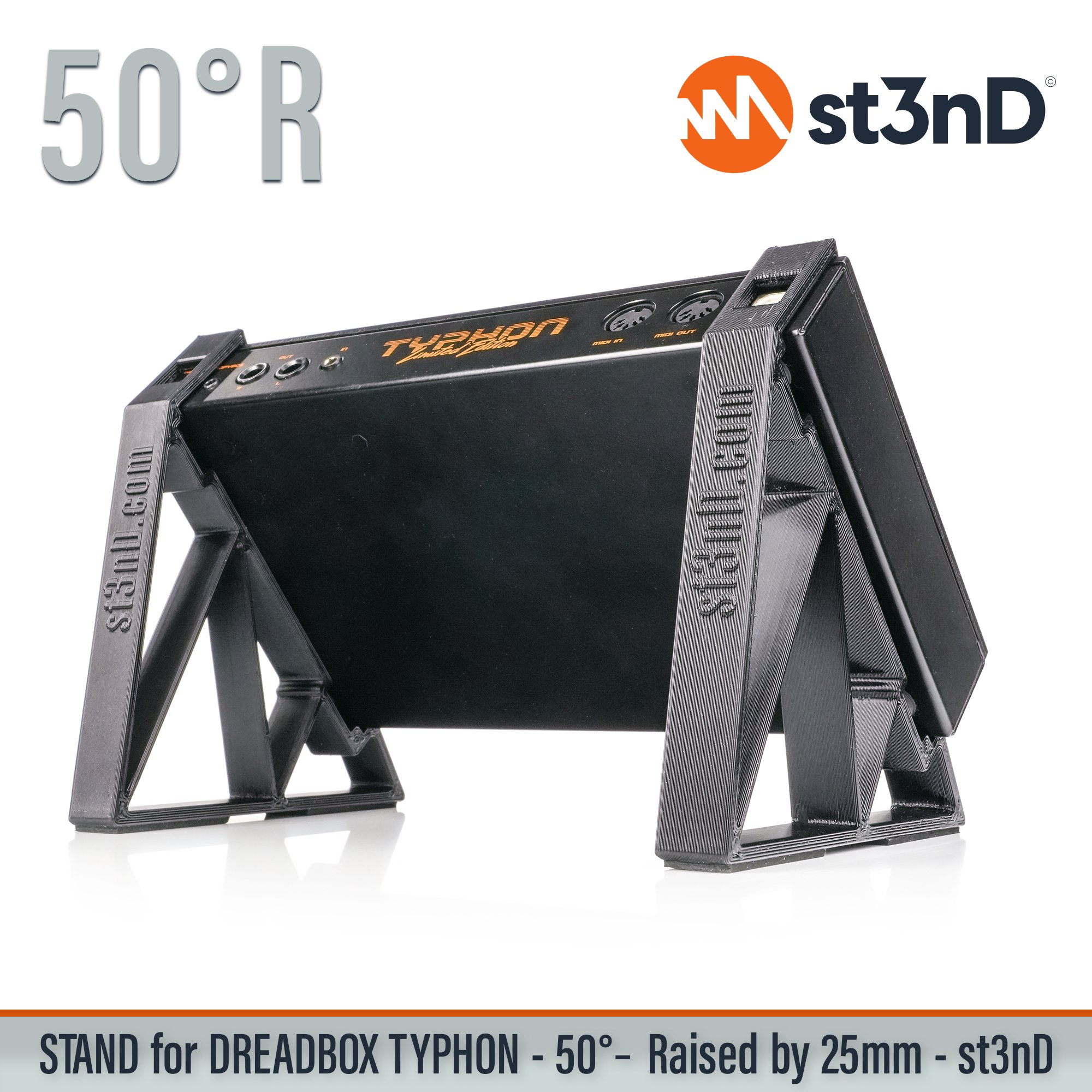 analog synth dreadbox dreadbox typhon instrument accessory portable st3nD stable stand strong sturdy synth synth accesory tilted typhon