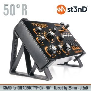 st3nD 3D printed stand for Dreadbox Typhon, 50 degree, raised by 25 mm (synth)