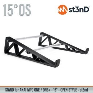 st3nD 3D printed stand for AKAI MPC ONE / One+, 15 degree, open style (AKAI SAMPLER)