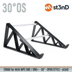 st3nD 3D printed stand for AKAI MPC ONE / One+, 30 degree, open style (AKAI SAMPLER)