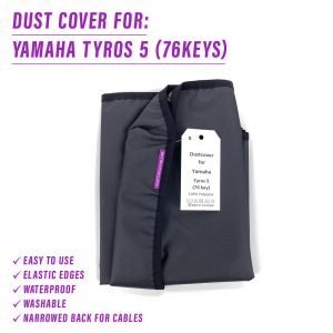 st3nD dust cover for Yamaha Tyros 5-76, alternate product photo (synth)