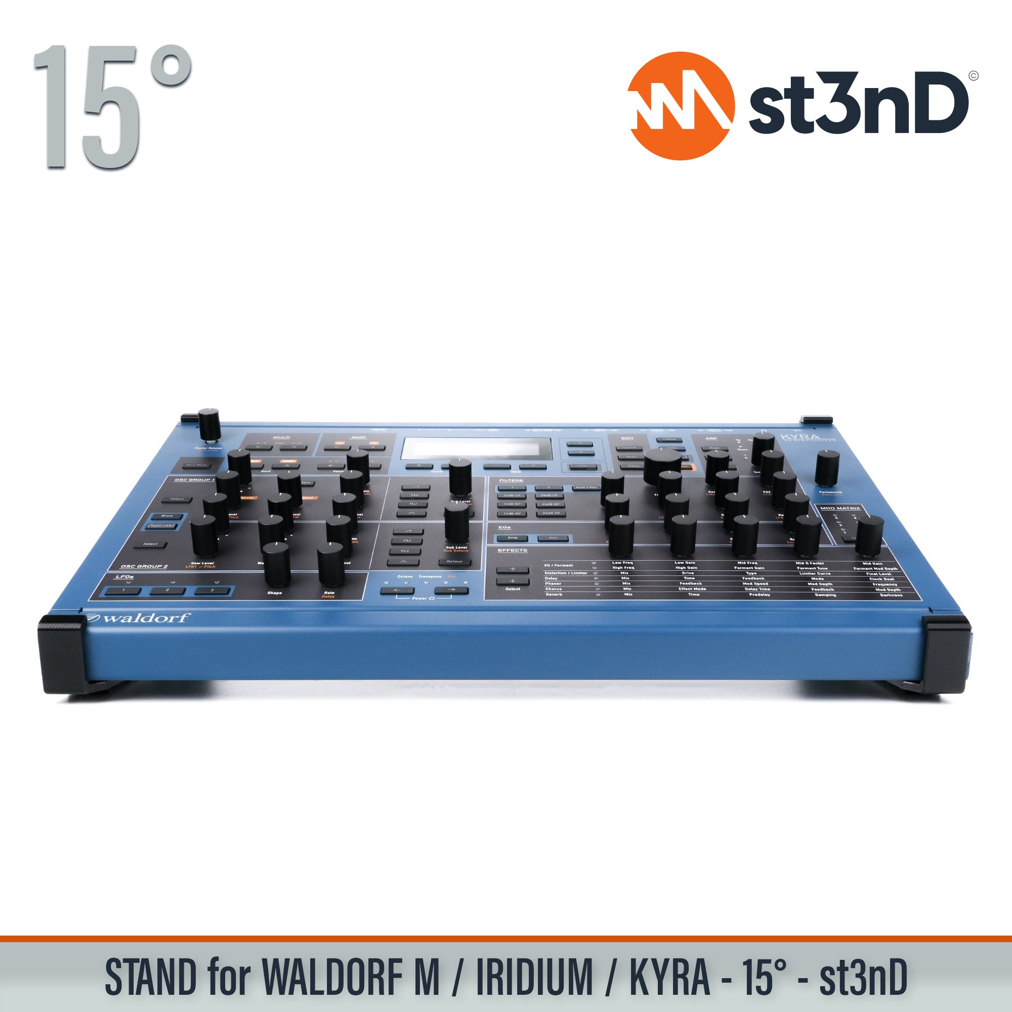 waldorf desktop synth sound design st3nD stable stand strong studio synth accessory WALDORF M kyra iridium