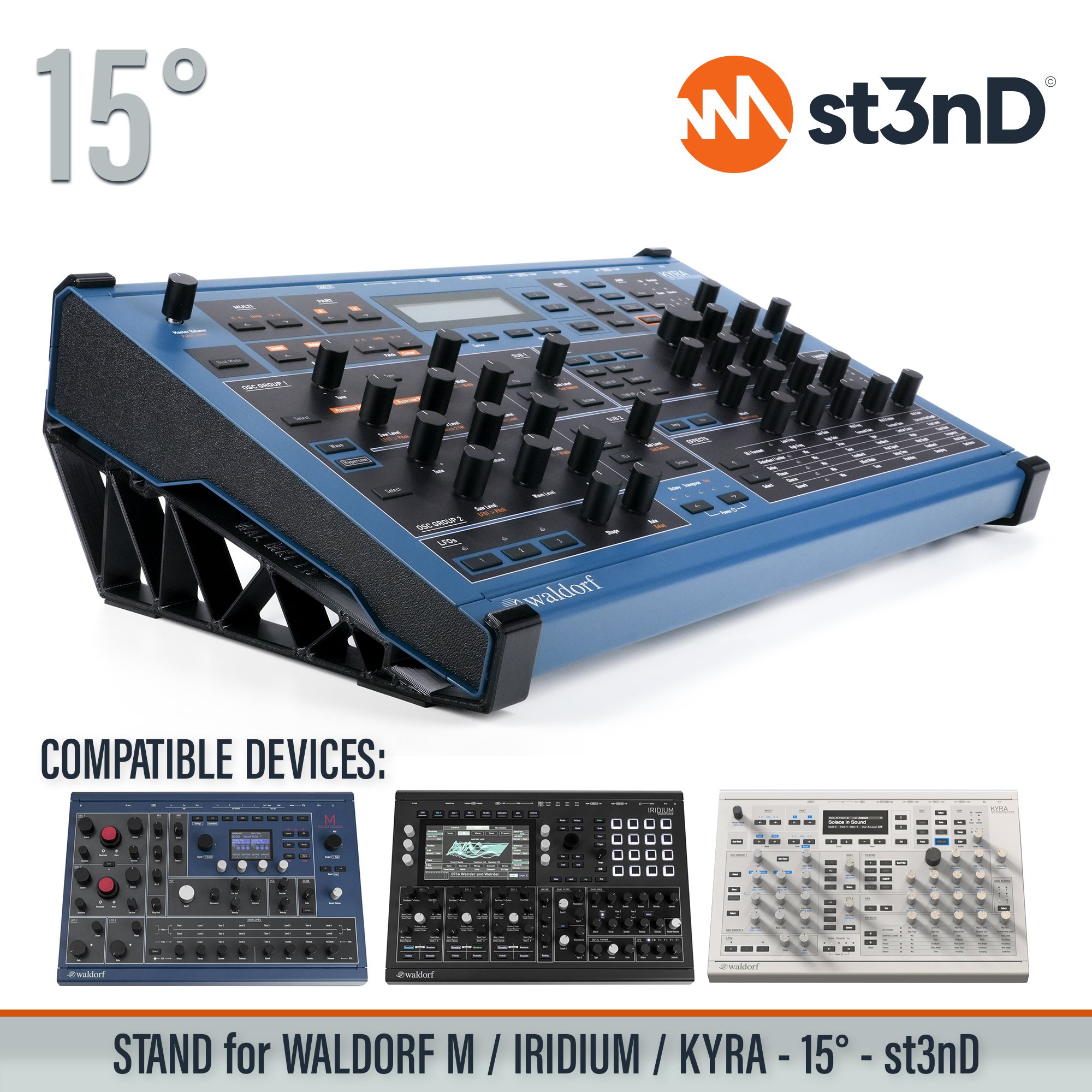 waldorf desktop synth sound design st3nD stable stand strong studio synth accessory WALDORF M kyra iridium