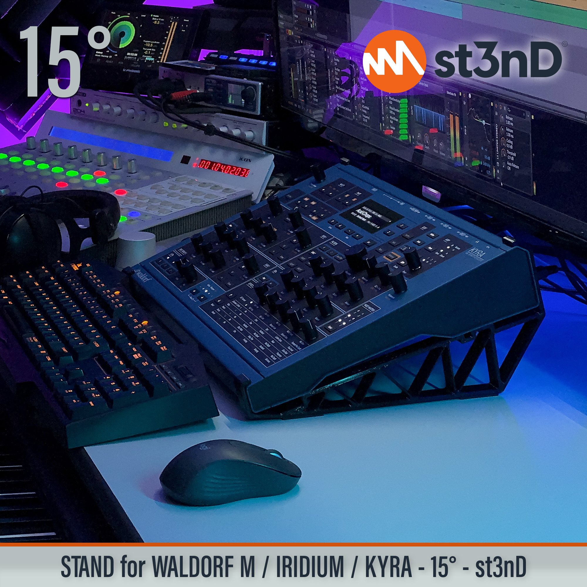 waldorf desktop synth sound design st3nD stable stand strong studio synth accessory WALDORF M kyra iridium