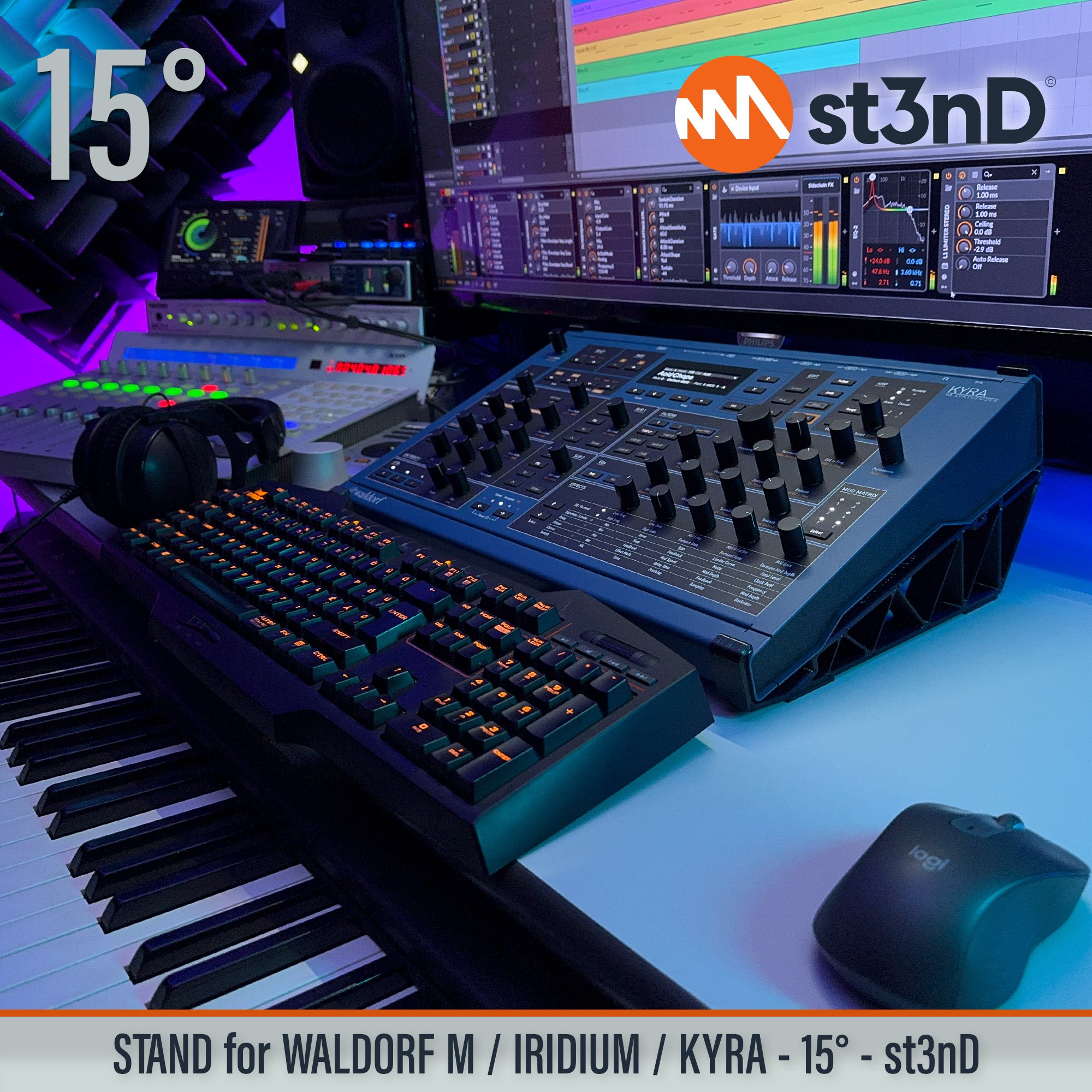 waldorf desktop synth sound design st3nD stable stand strong studio synth accessory WALDORF M kyra iridium