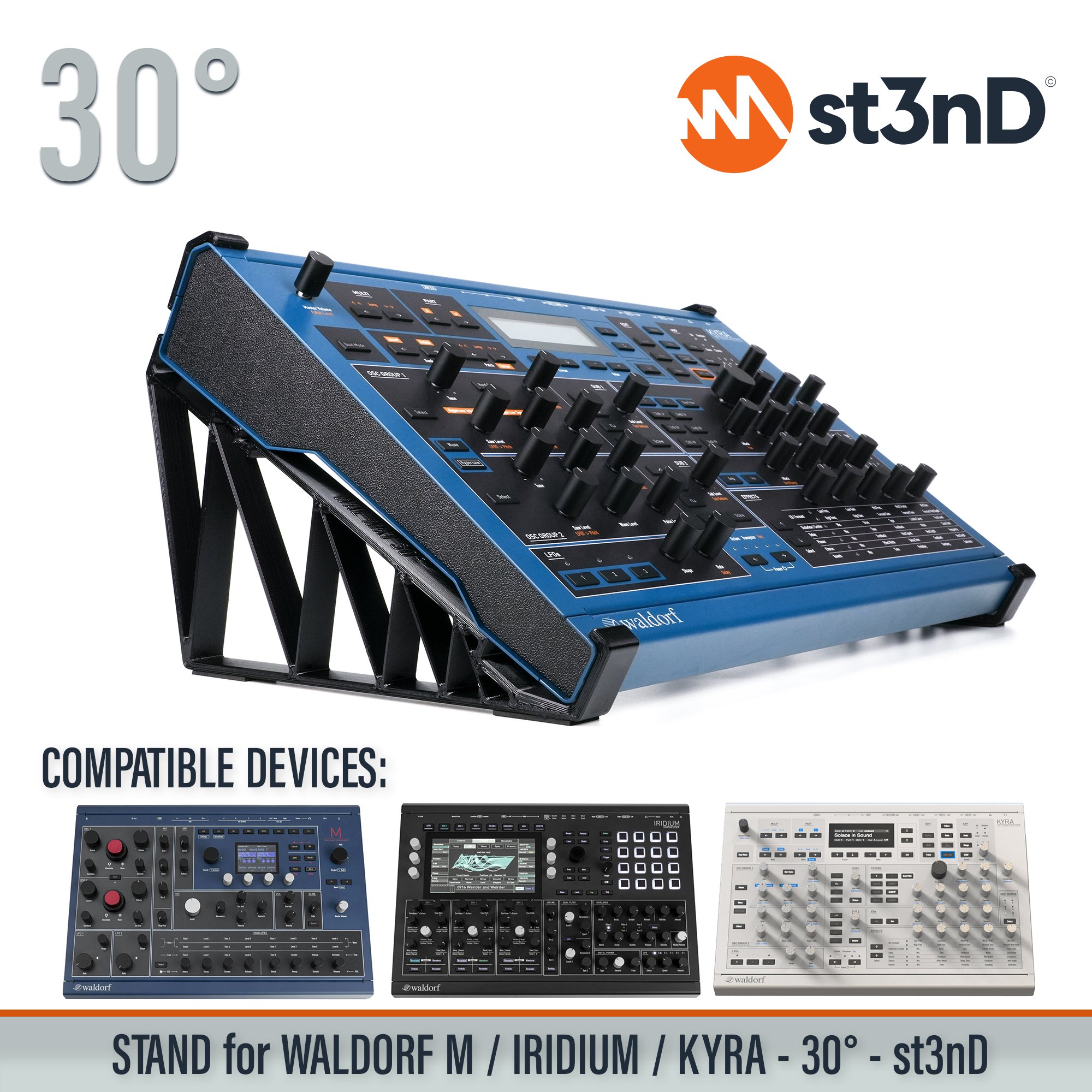 waldorf desktop synth sound design st3nD stable stand strong studio synth accessory WALDORF M kyra iridium