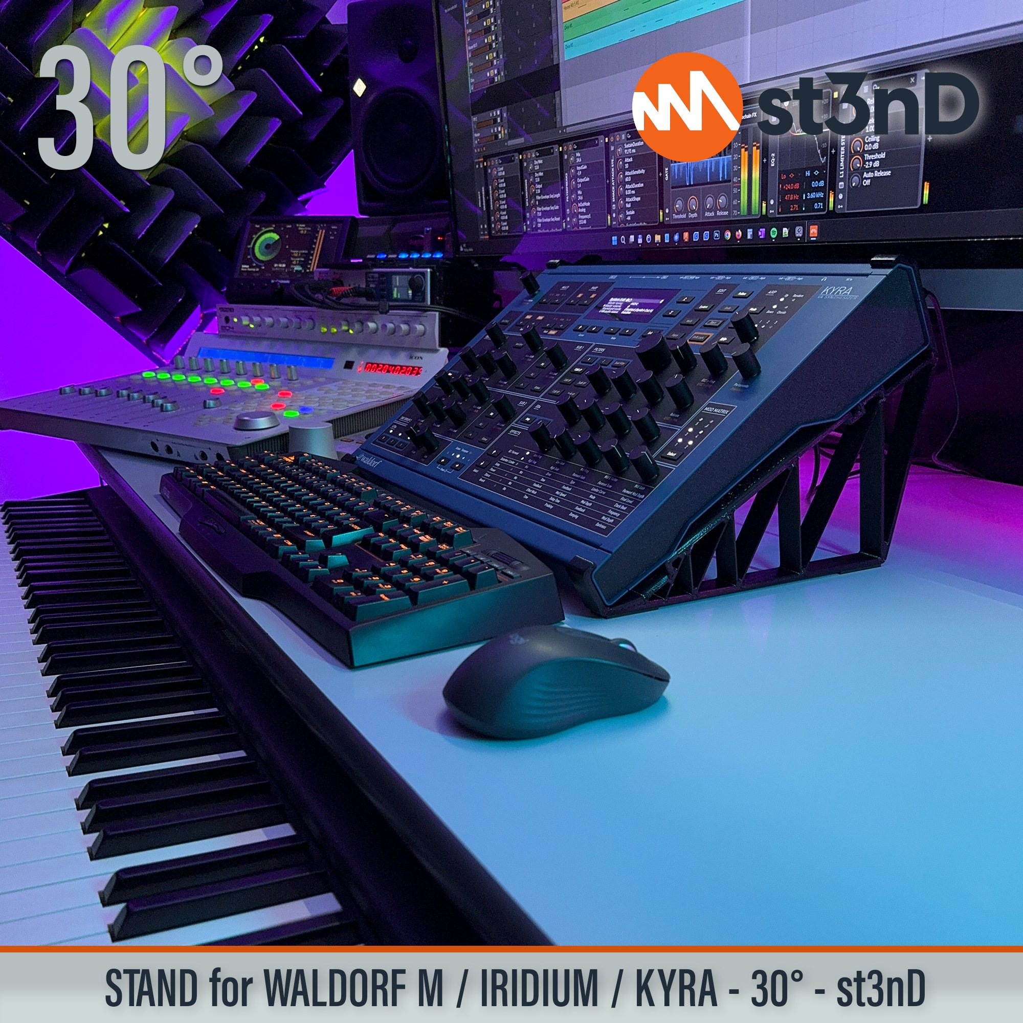 waldorf desktop synth sound design st3nD stable stand strong studio synth accessory WALDORF M kyra iridium