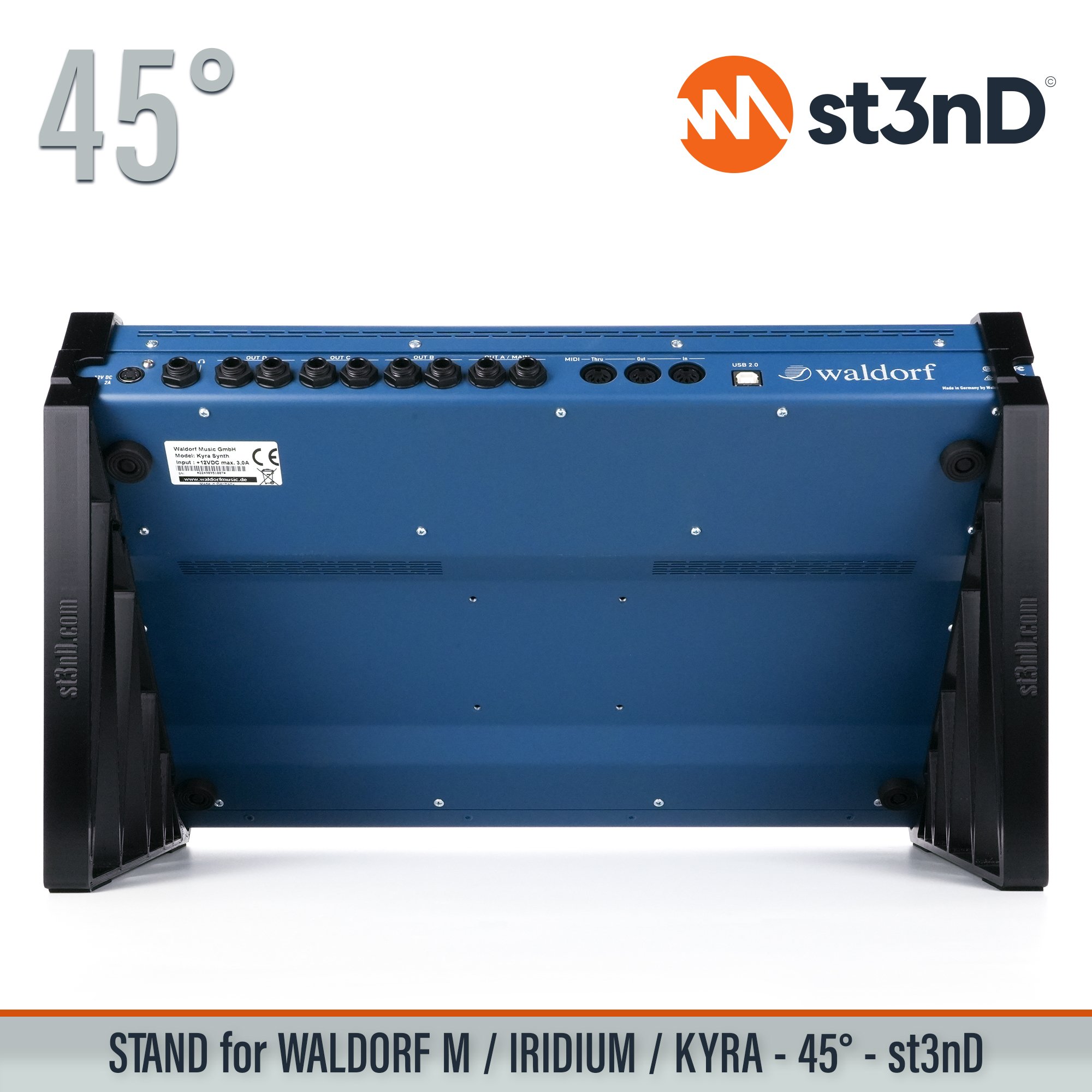 desktop synth Iridium kyra sound design st3nD stable stand strong studio accessory synth accessory waldorf