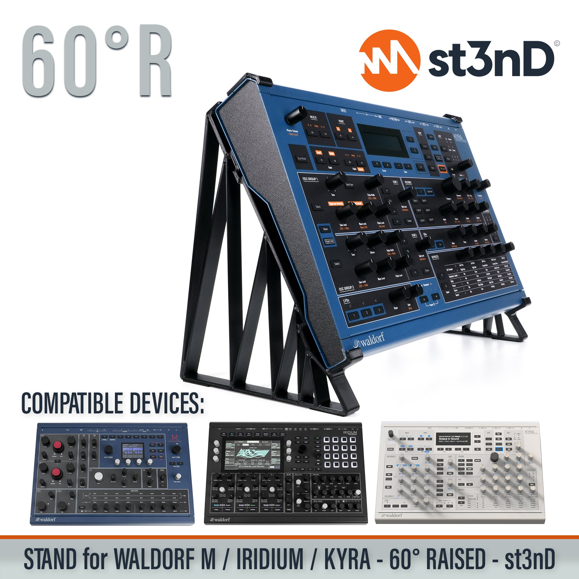 waldorf desktop synth sound design st3nD stable stand strong studio synth accessory WALDORF M kyra iridium