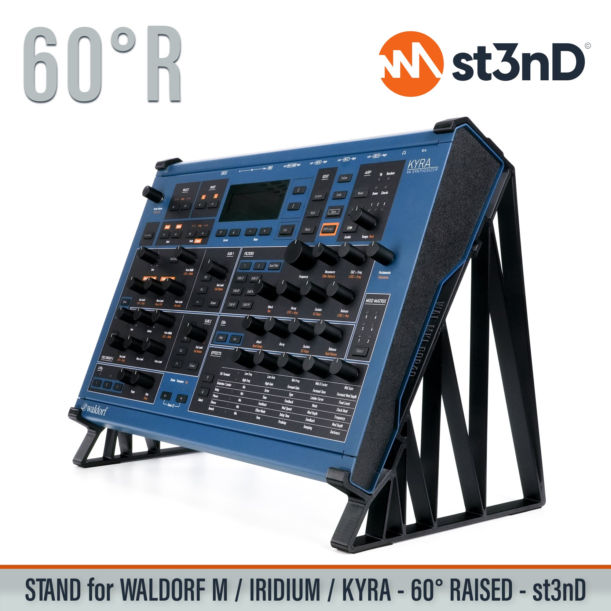 waldorf desktop synth sound design st3nD stable stand strong studio synth accessory WALDORF M kyra iridium
