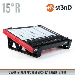 st3nD 3D printed stand for Akai APC Mini (Mk2), 15 degree, raised by 20 mm