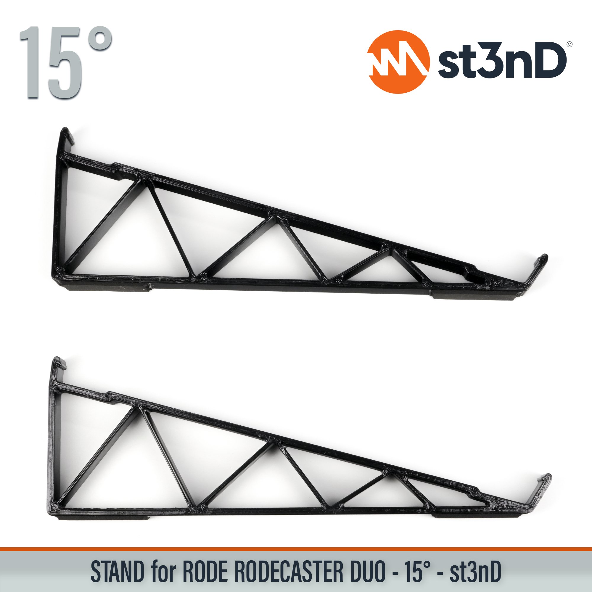 podcast mixer portable RODE rodecaster mixer st3nD stable stand strong sturdy synth accessory tilted RODE Rodecaster Duo audio interface RODECASTER DUO RODE MIXER PODCAST INTERFACE