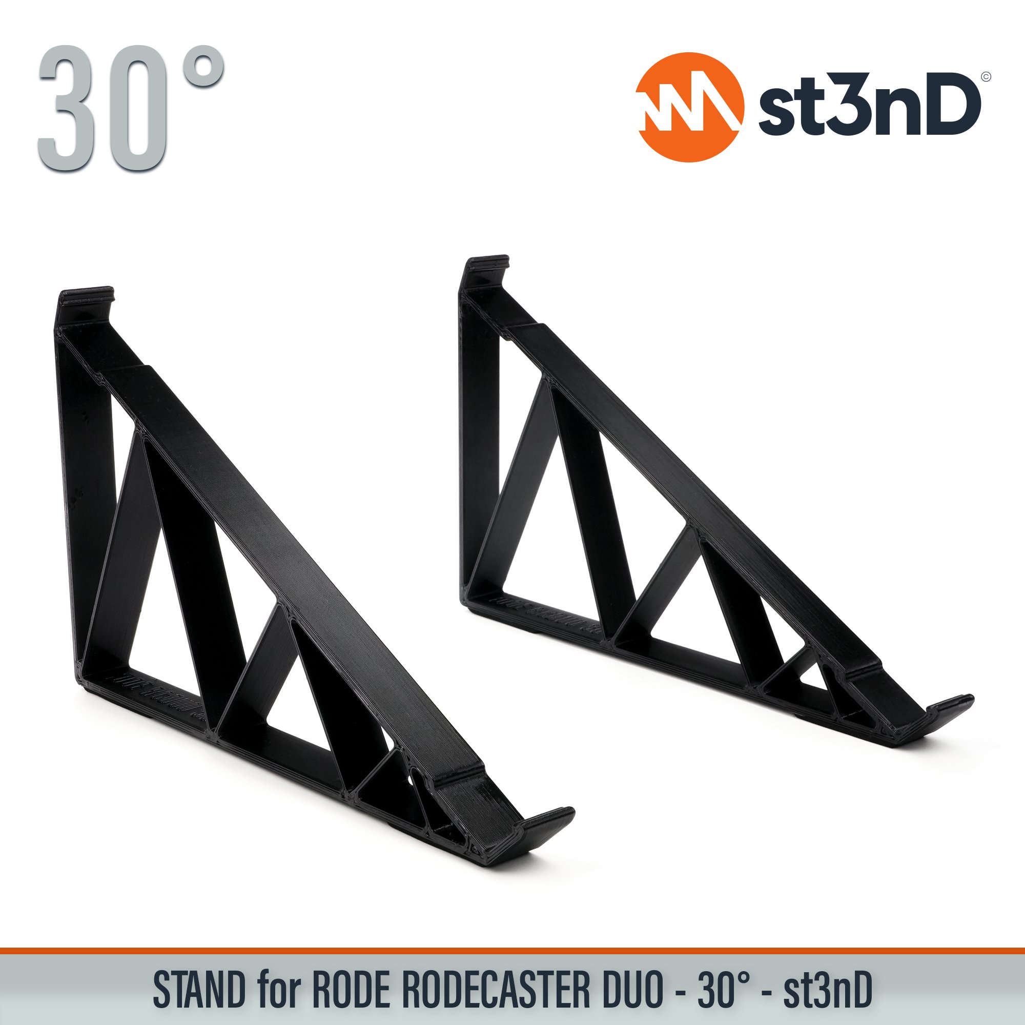 audio interface PODCAST INTERFACE podcast mixer portable RODE RODE MIXER RODE Rodecaster Duo Rodecaster Duo rodecaster mixer st3nD stable stand strong sturdy synth accessory tilted