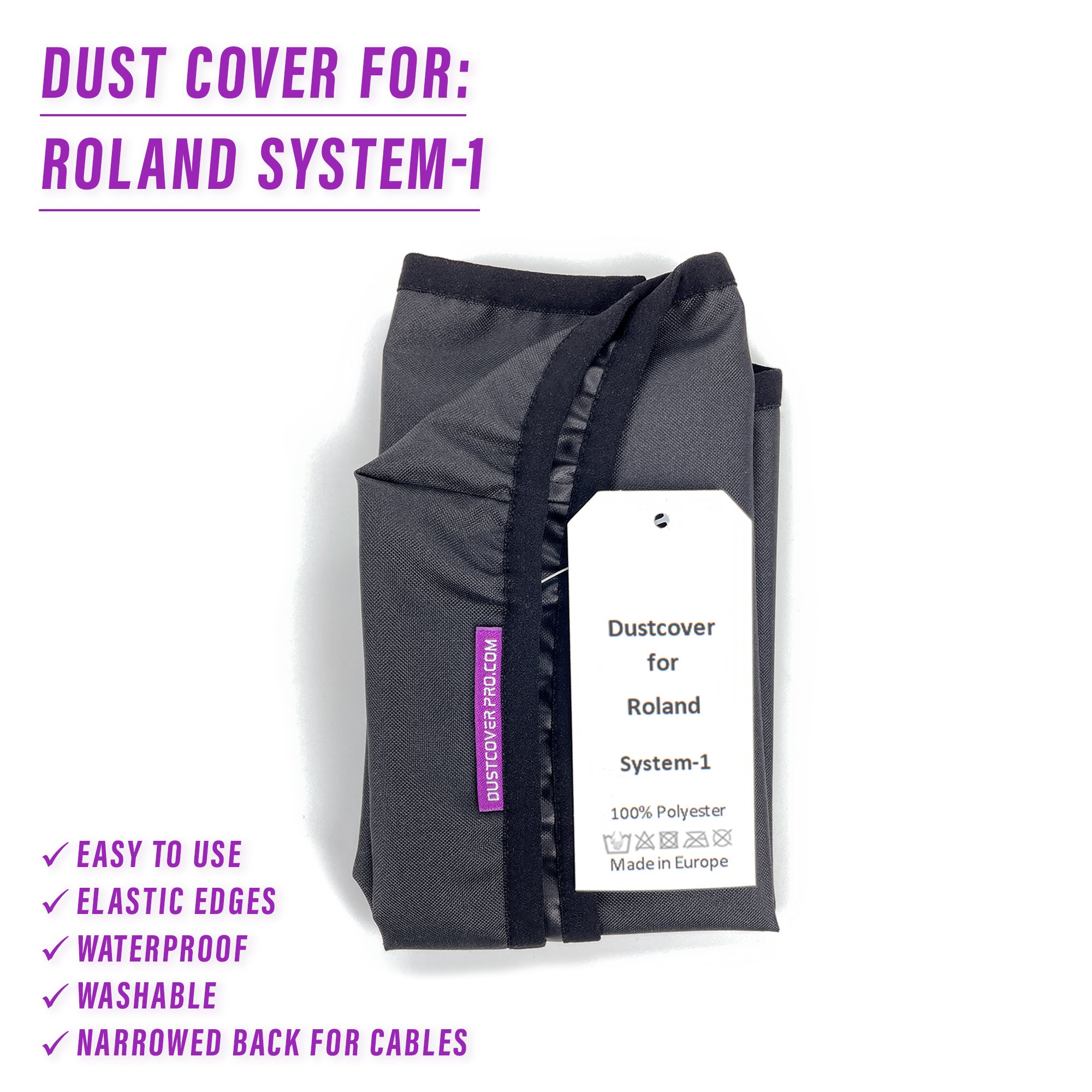 dust cover dustcover dustcoverpro elastic roland Roland Cover synth synth protection water resistant waterproof Roland System-1 System-1 Roland System 1