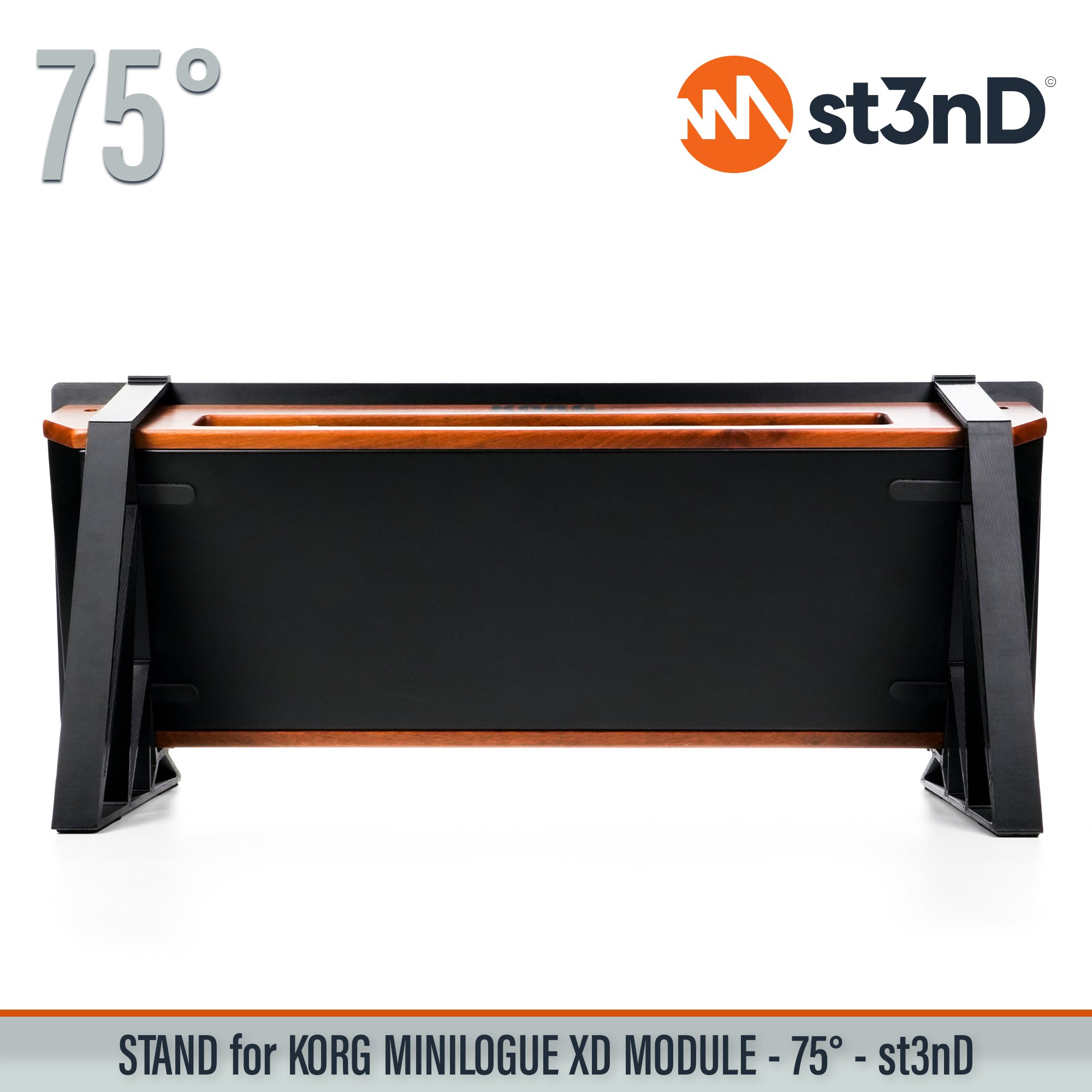 desktop stand desktop synth korg Korg MINILOGUE XD Korg Minilogue XD Module korg synth korg synth accessory MINILOGUE XD MODULE music production sequencer st3nD stand strong studio gear sturdy