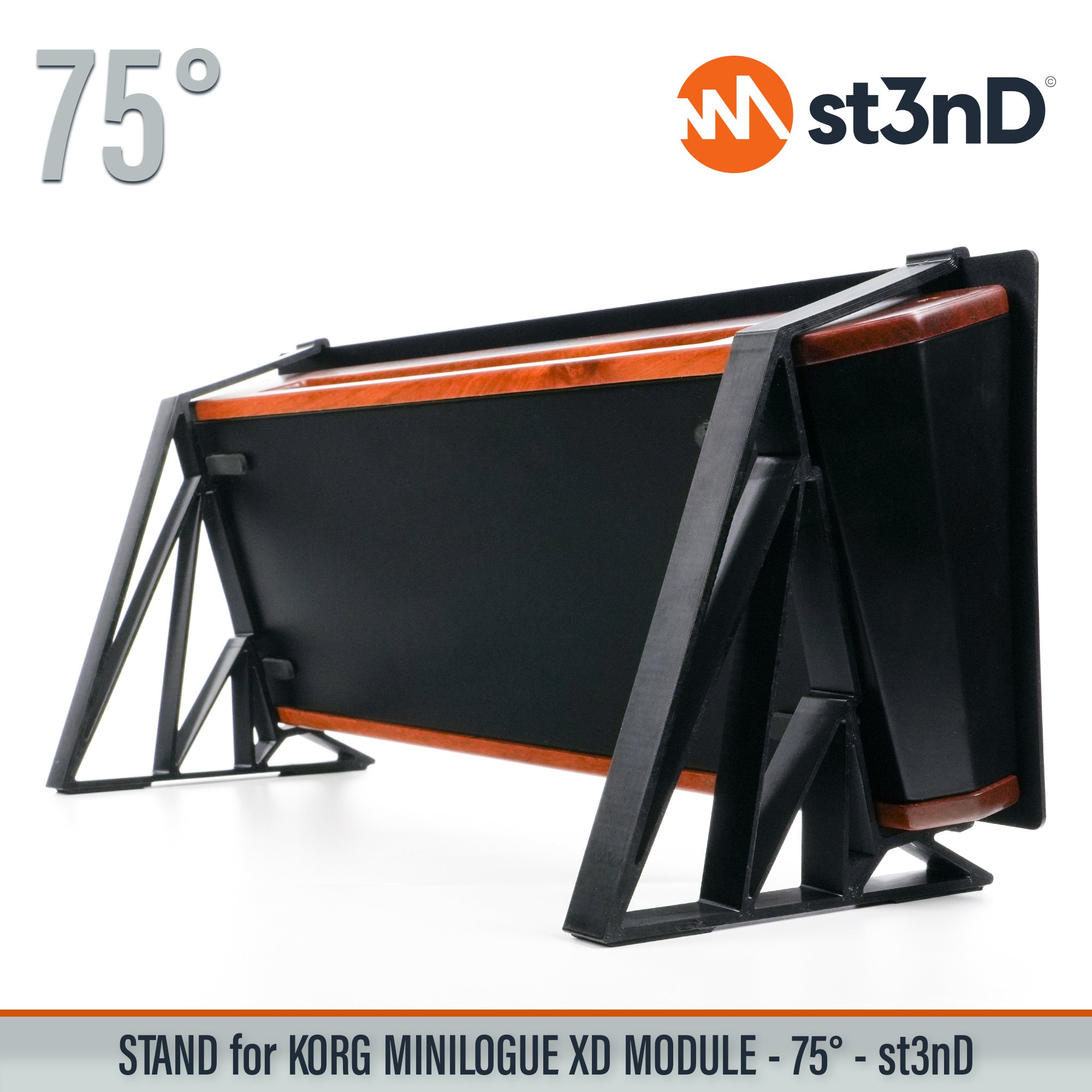 desktop stand desktop synth korg Korg MINILOGUE XD Korg Minilogue XD Module korg synth korg synth accessory MINILOGUE XD MODULE music production sequencer st3nD stand strong studio gear sturdy