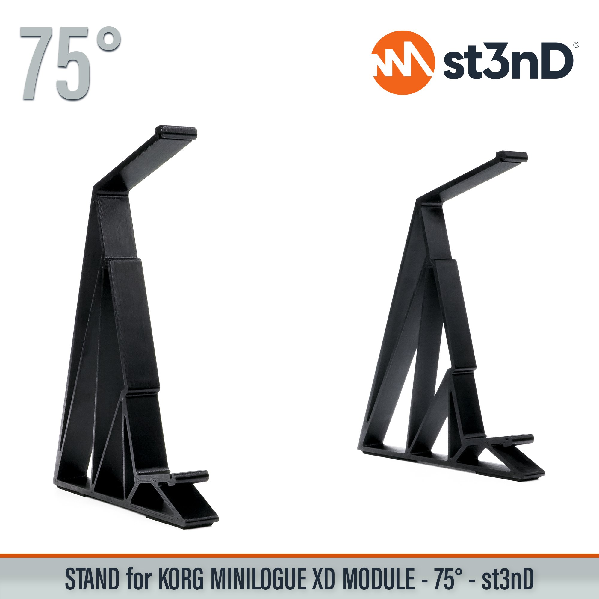 desktop stand desktop synth korg Korg MINILOGUE XD Korg Minilogue XD Module korg synth korg synth accessory MINILOGUE XD MODULE music production sequencer st3nD stand strong studio gear sturdy