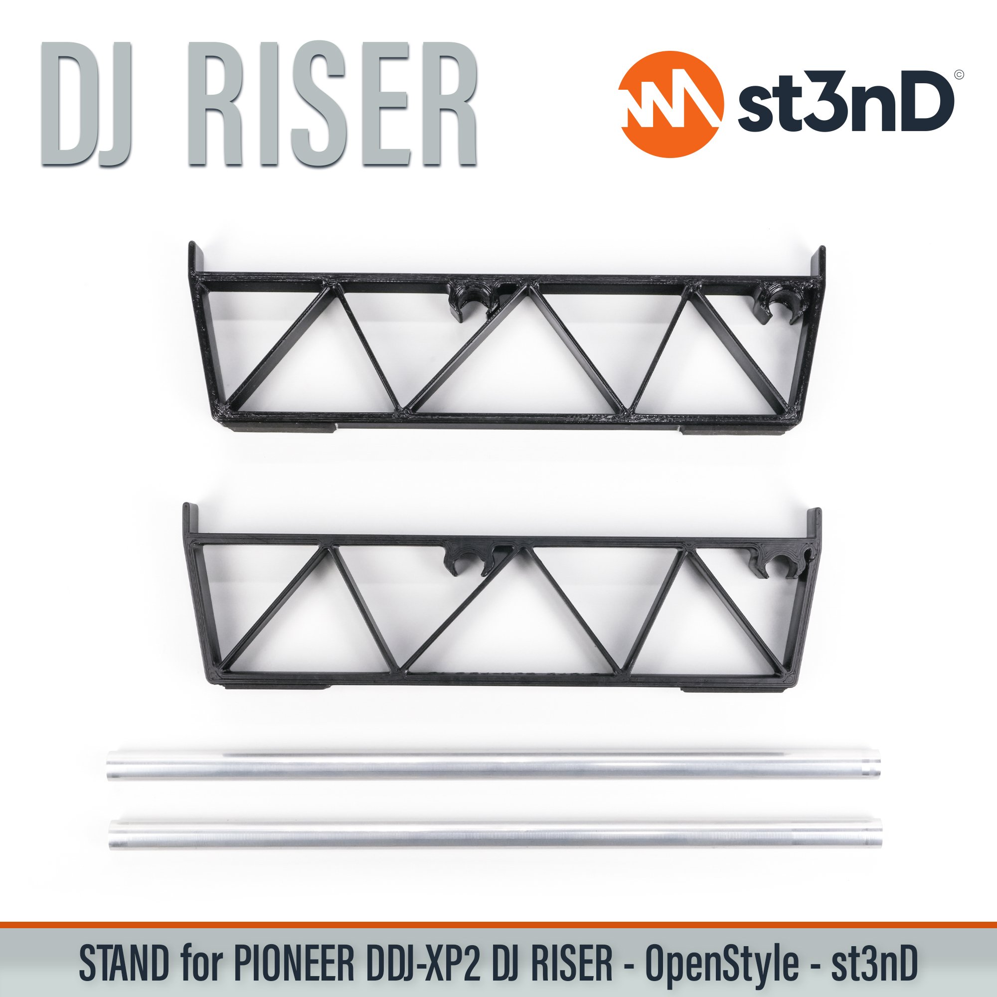 dj controller pioneer dj xp2 ddj ddj-xp2 portable st3nD stable stand strong sturdy horizontal riser djriser