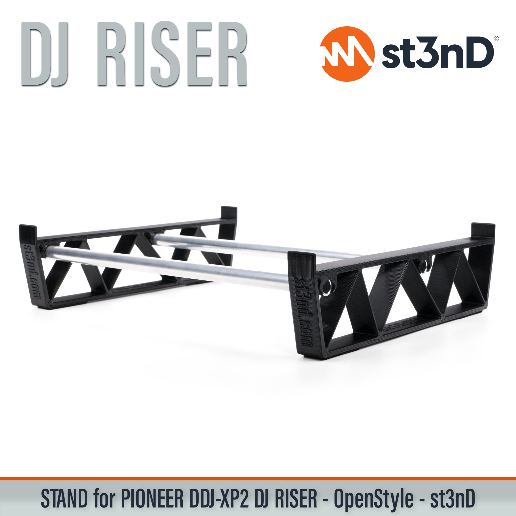 dj controller pioneer dj xp2 ddj ddj-xp2 portable st3nD stable stand strong sturdy horizontal riser djriser