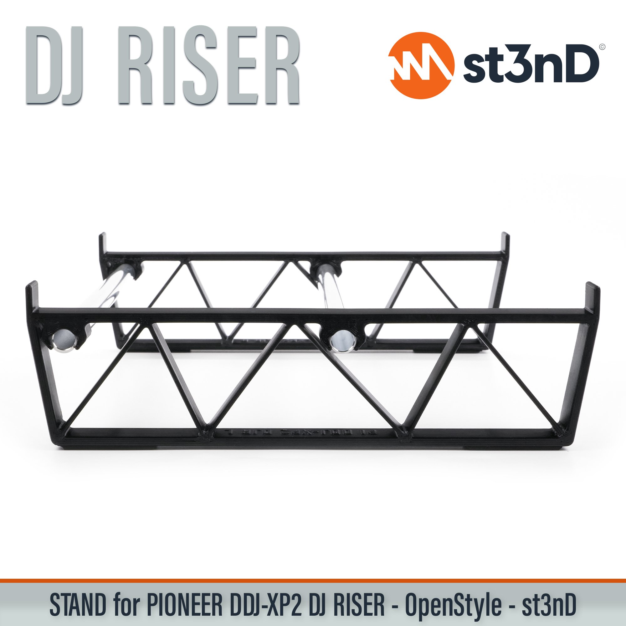 dj controller pioneer dj xp2 ddj ddj-xp2 portable st3nD stable stand strong sturdy horizontal riser djriser