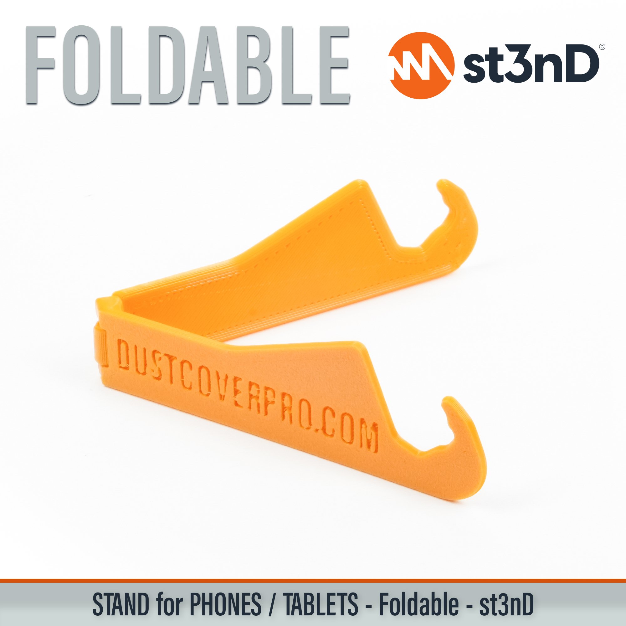 3d printed stand st3nD stand sturdy Android Phone Apple iPhone Apple iPad ipad holder iphone Android Tablet android tablet ipad desktop foldable portable