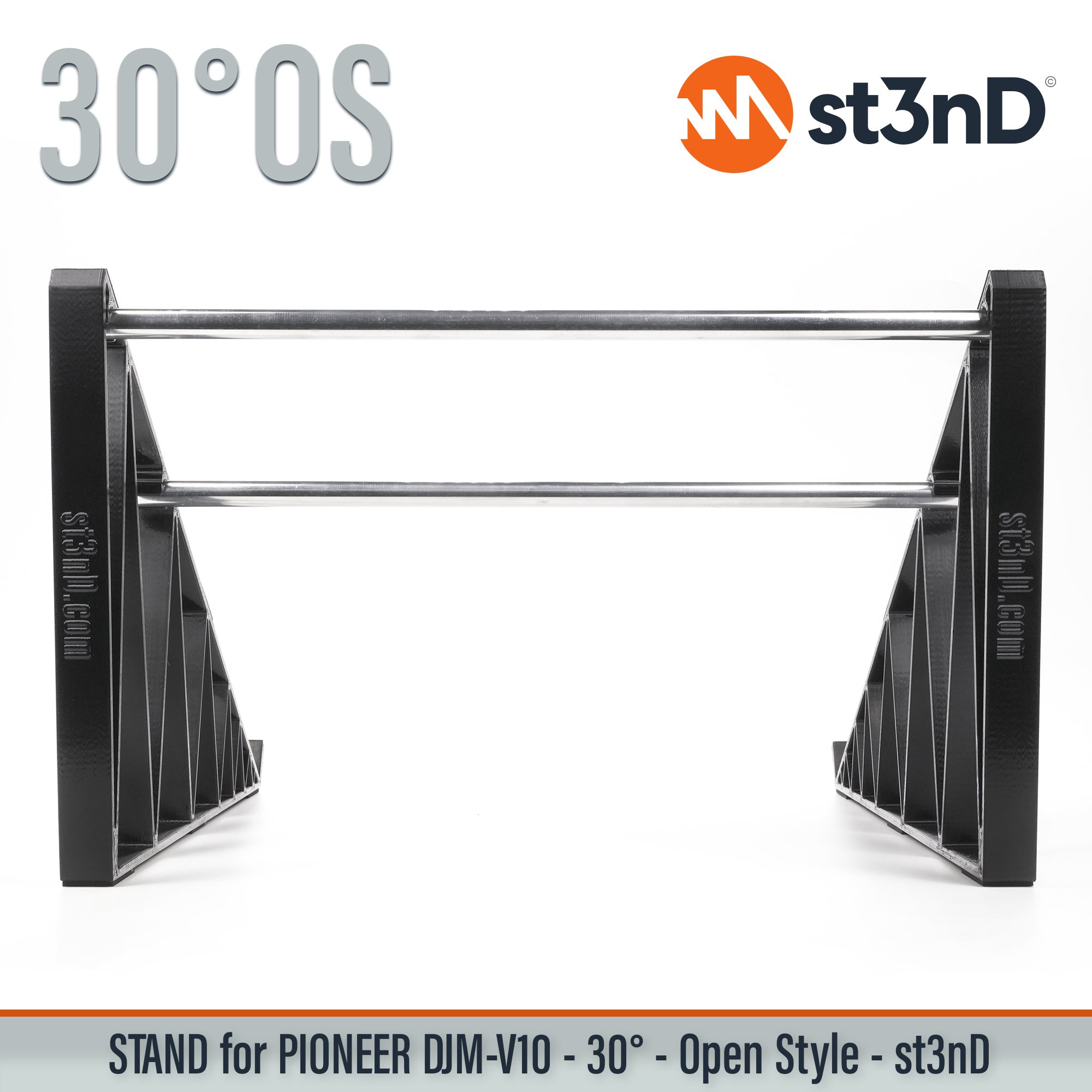 decksaver dj equipment djm v10 Pioneer DJ pioneer dj djm v10 portable st3nD stable stand strong studio accessory sturdy tilted