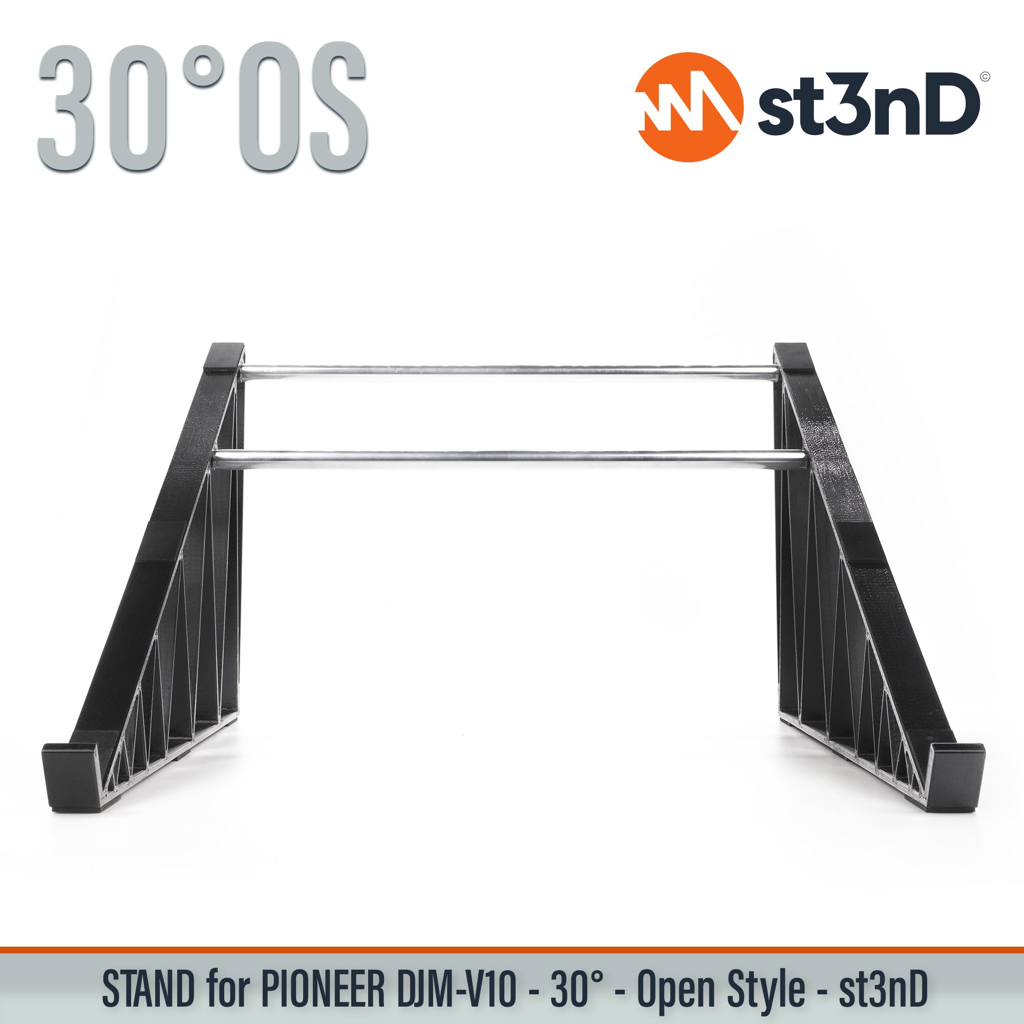decksaver dj equipment djm v10 Pioneer DJ pioneer dj djm v10 portable st3nD stable stand strong studio accessory sturdy tilted