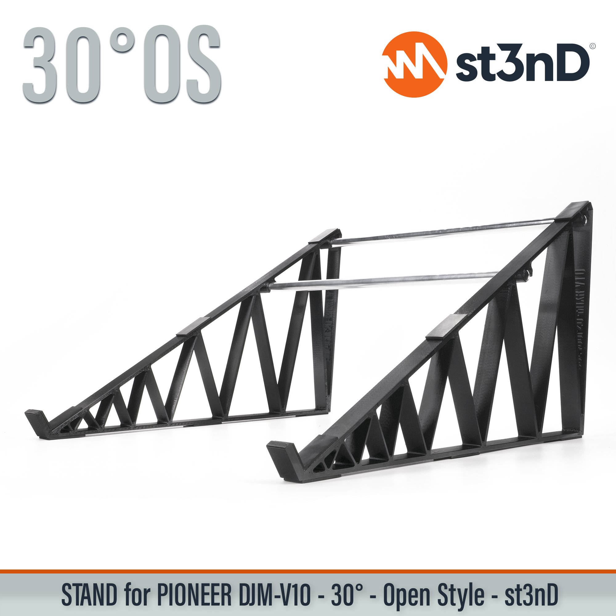 decksaver dj equipment djm v10 Pioneer DJ pioneer dj djm v10 portable st3nD stable stand strong studio accessory sturdy tilted