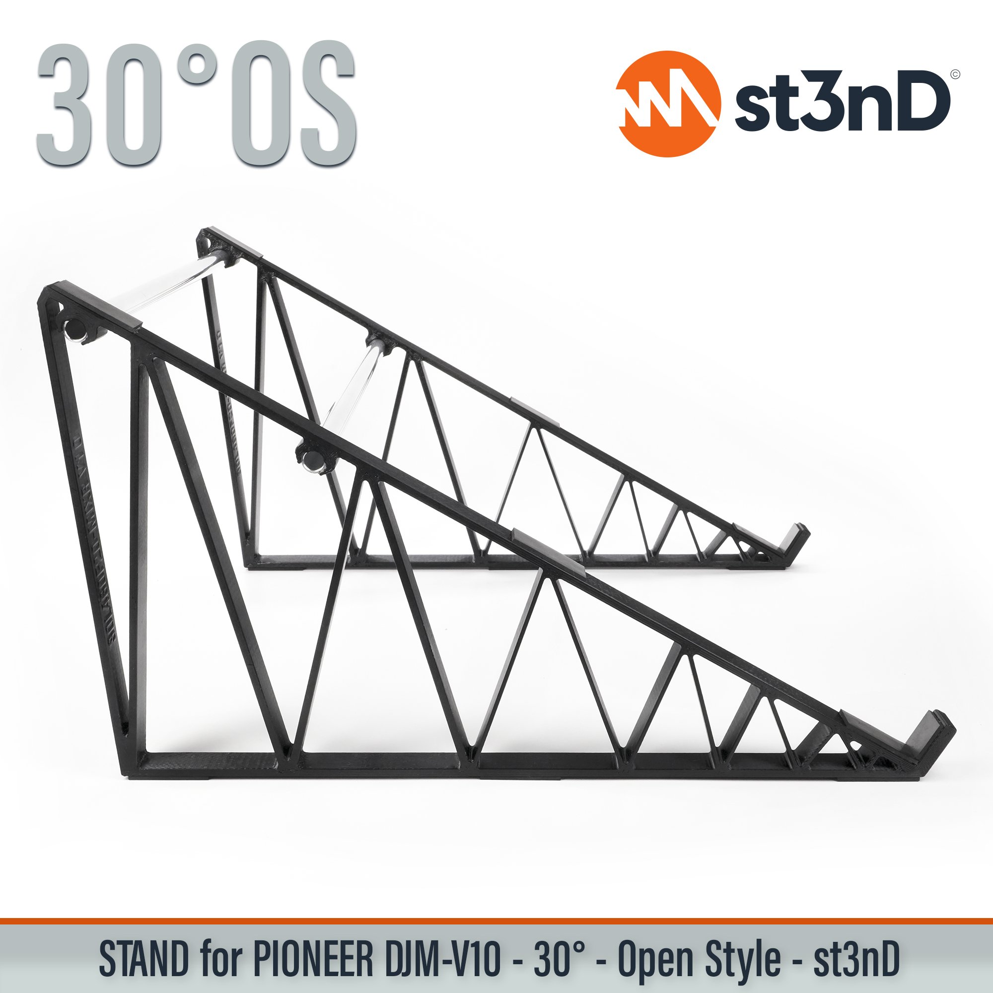decksaver dj equipment djm v10 Pioneer DJ pioneer dj djm v10 portable st3nD stable stand strong studio accessory sturdy tilted