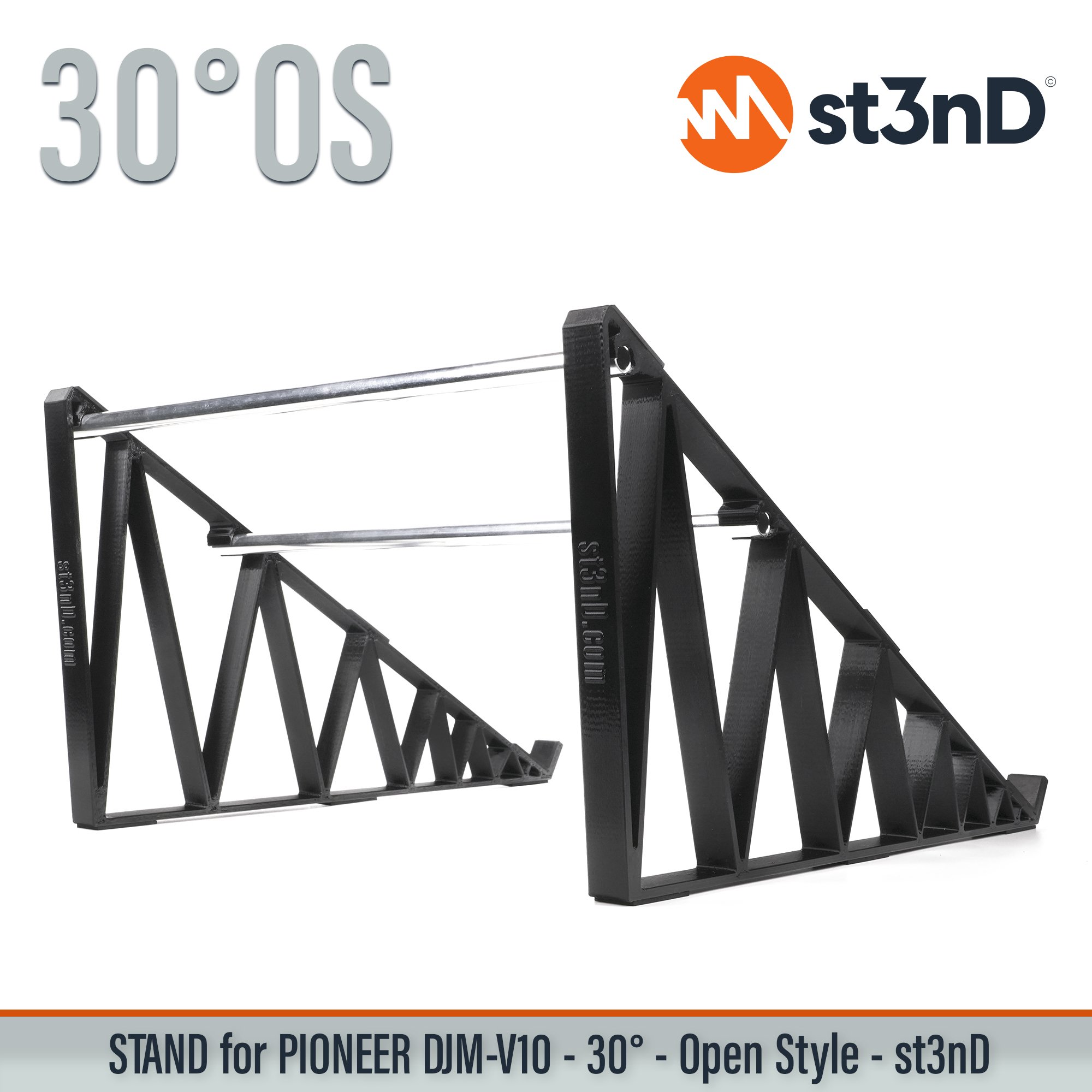 decksaver dj equipment djm v10 Pioneer DJ pioneer dj djm v10 portable st3nD stable stand strong studio accessory sturdy tilted